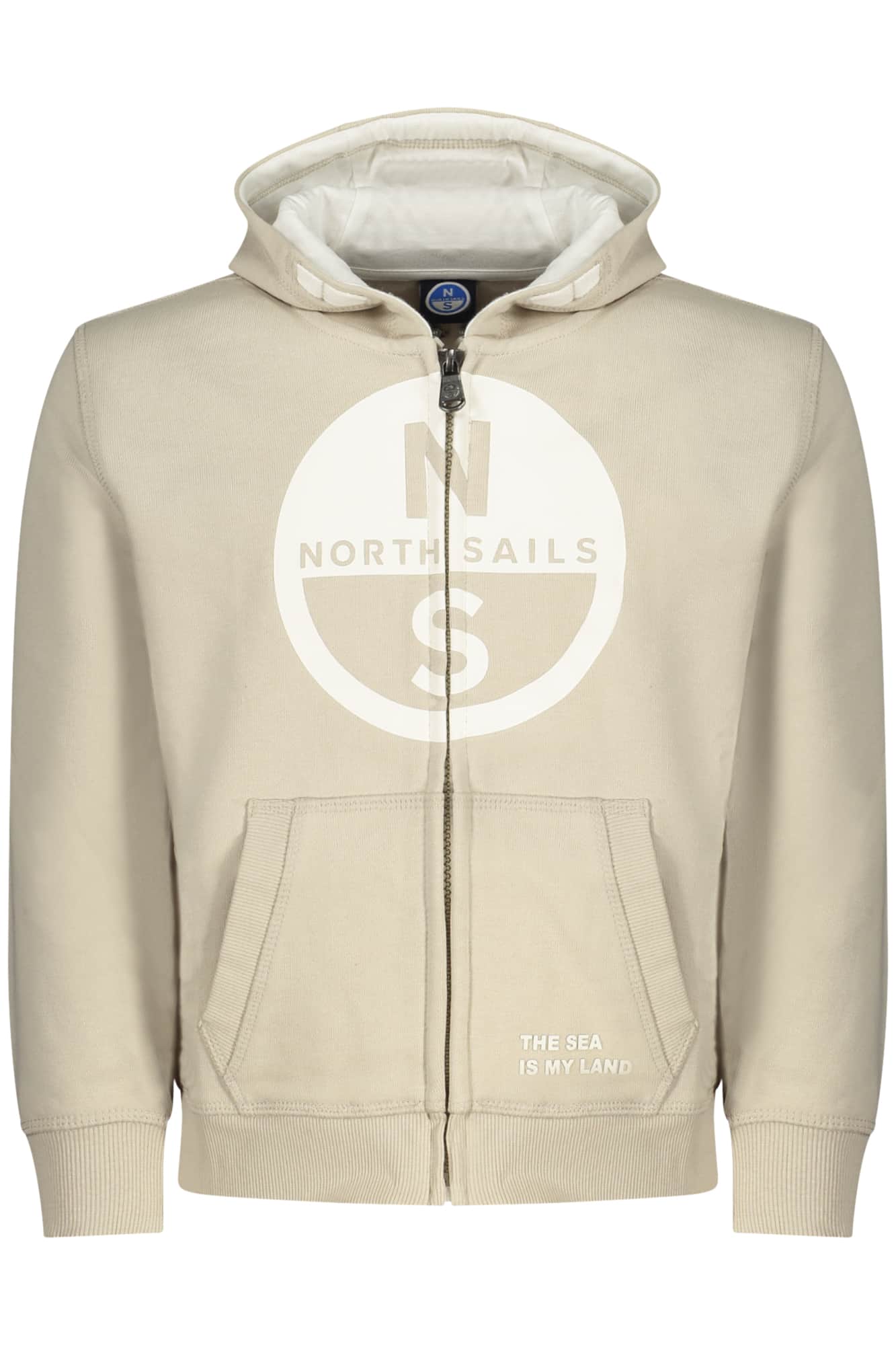 North Sails niños azul con cremallera sudadera