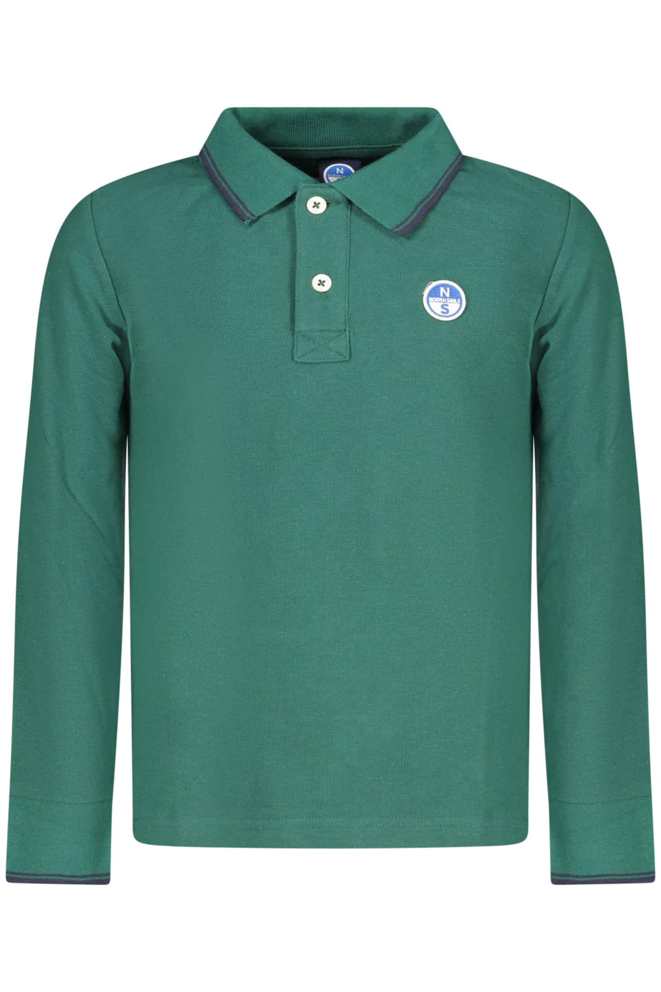 North Sails niños manga larga polo, verde
