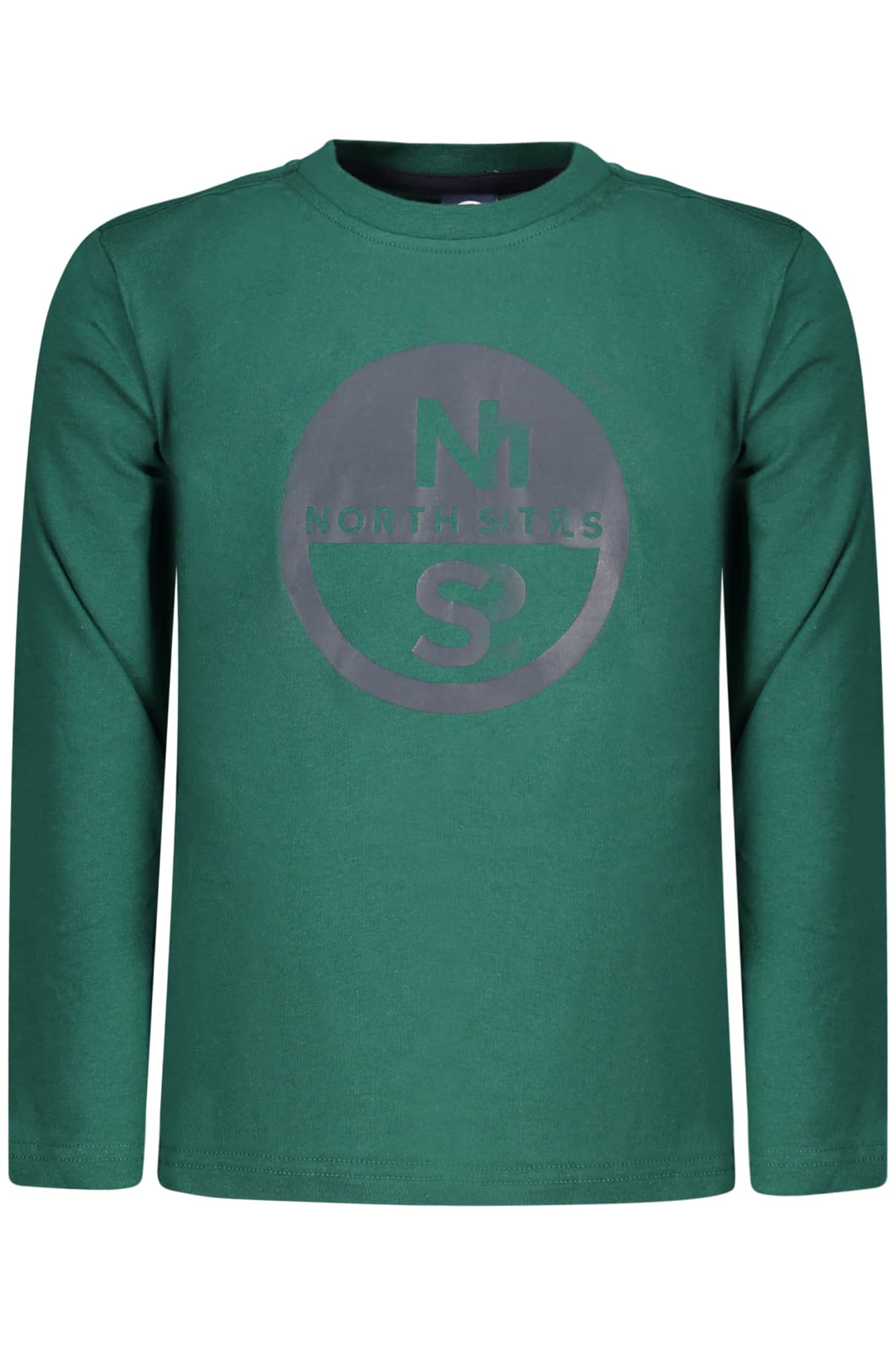 North Sails niños manga larga t-camisa, verde