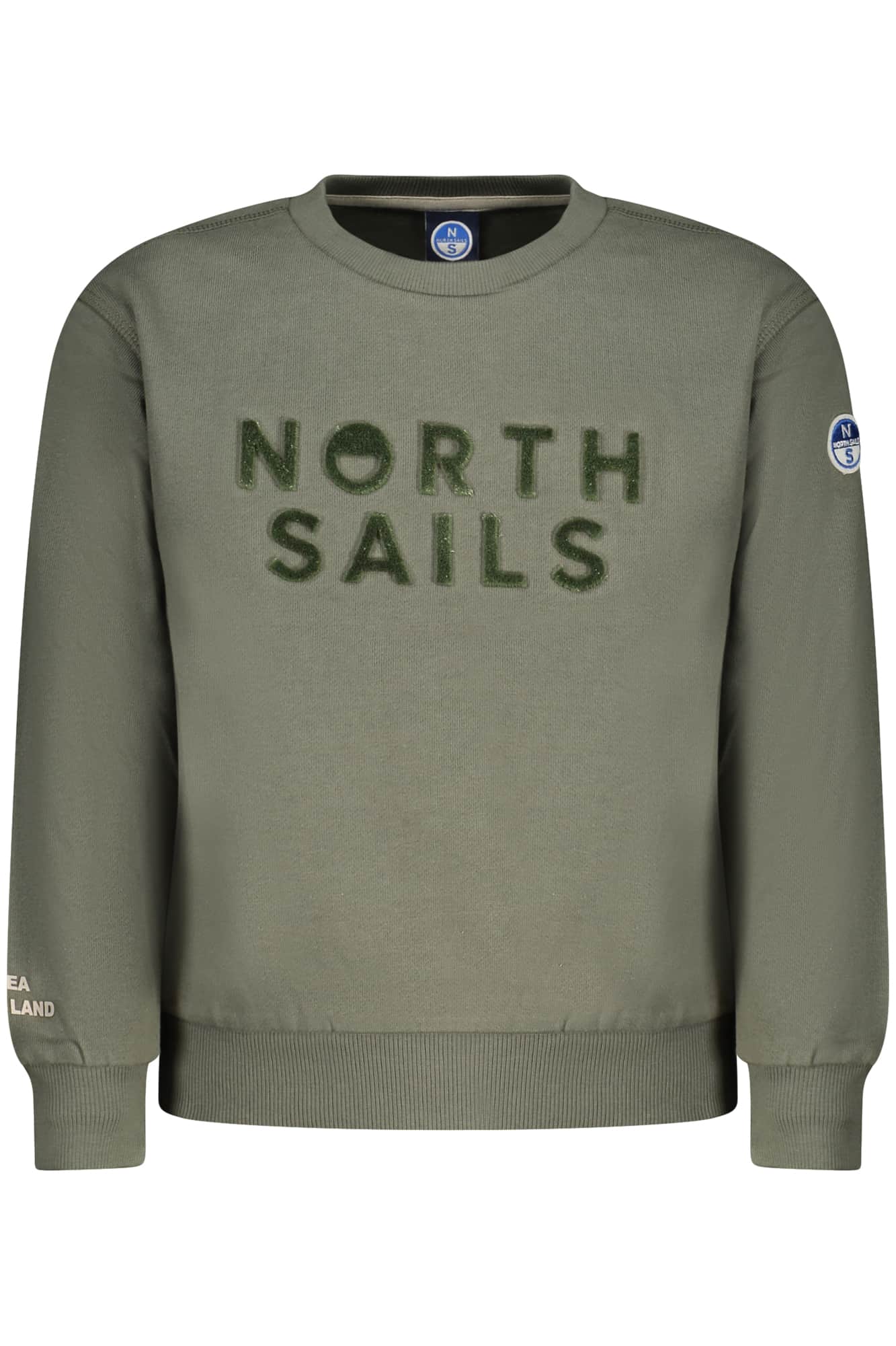 North Sails niños con cremallera sudadera, verde
