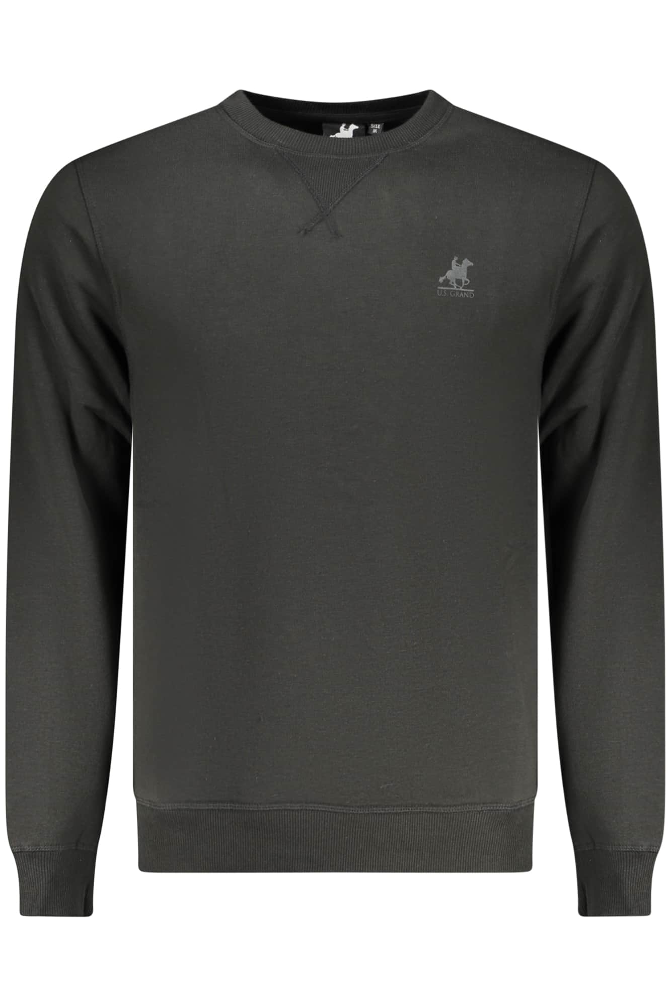 US Grand hombre con cremallera sudadera verde
