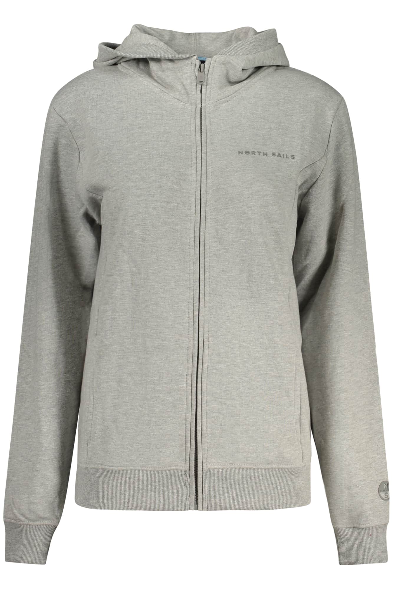 North Sails mujer con cremallera sudadera gris