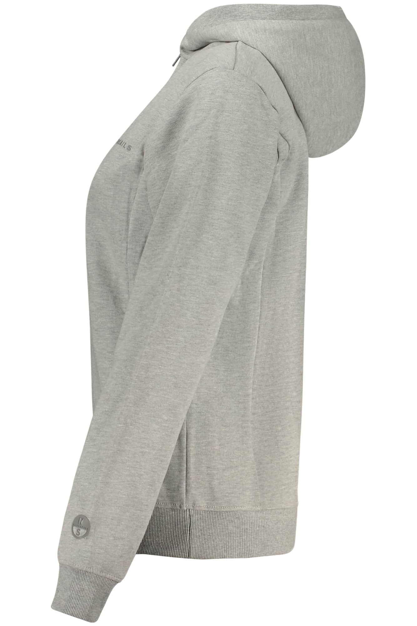 North Sails mujer con cremallera sudadera gris