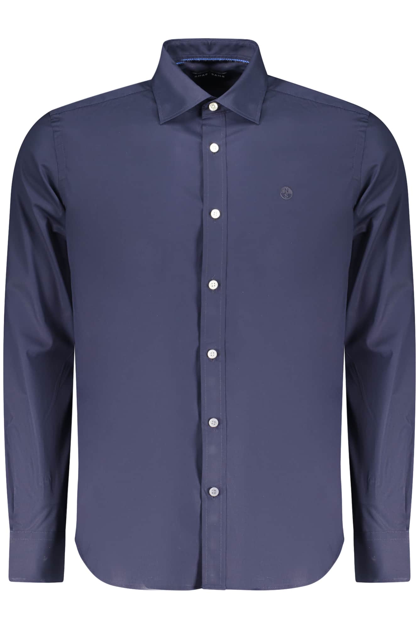 North Sails hombre manga larga camisa, azul