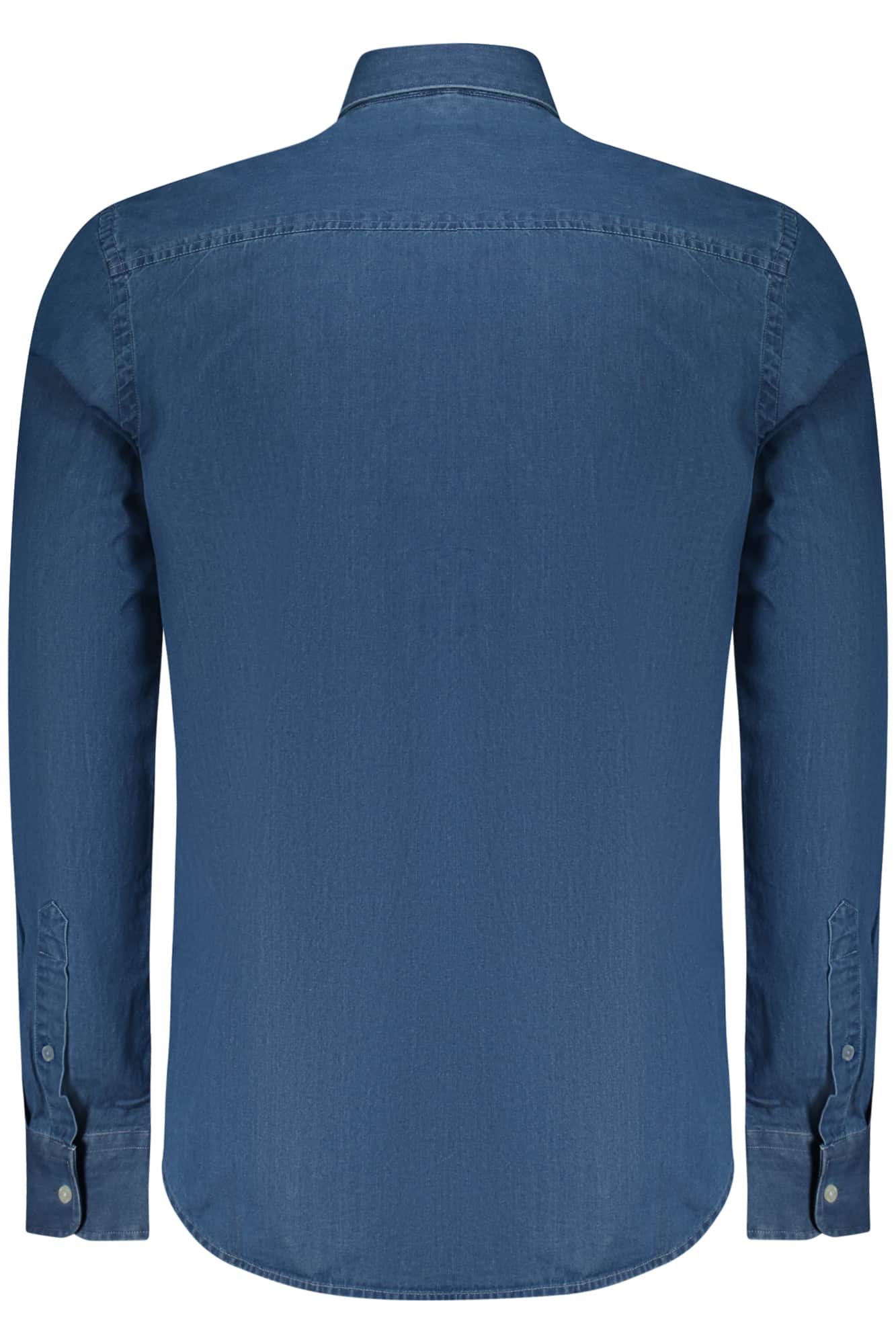 North Sails hombre manga larga camisa, azul