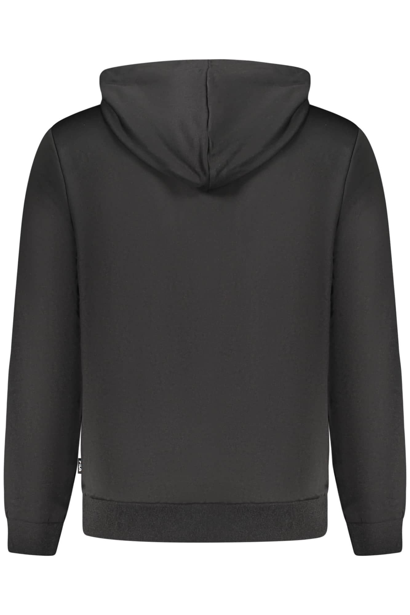 Fila hombre negro con cremallera sudadera