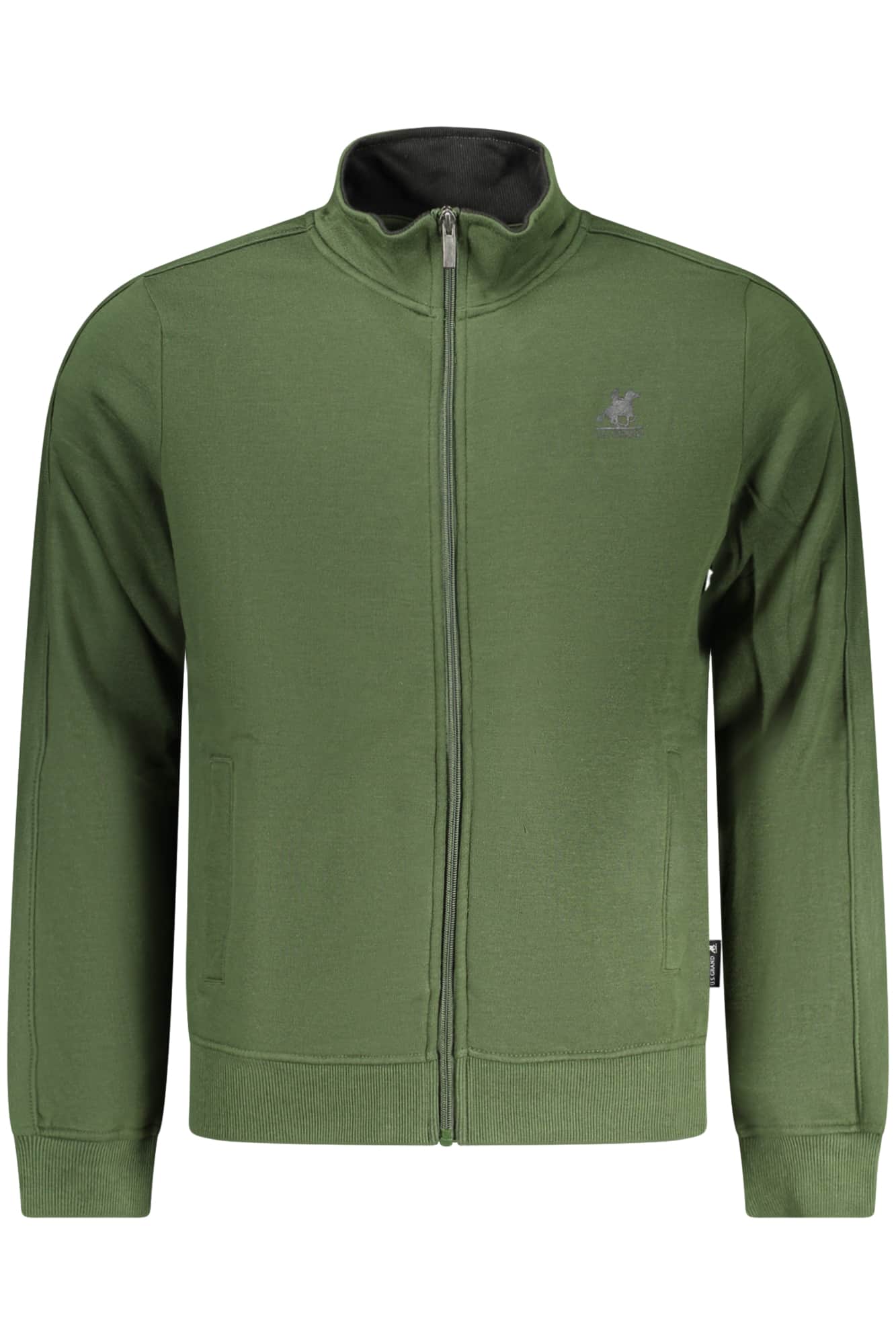 US Grand hombre beige con cremallera sudadera
