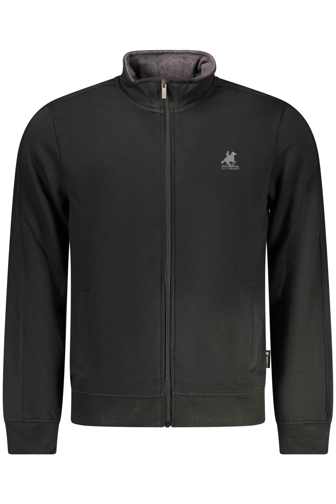 US Grand hombre beige con cremallera sudadera