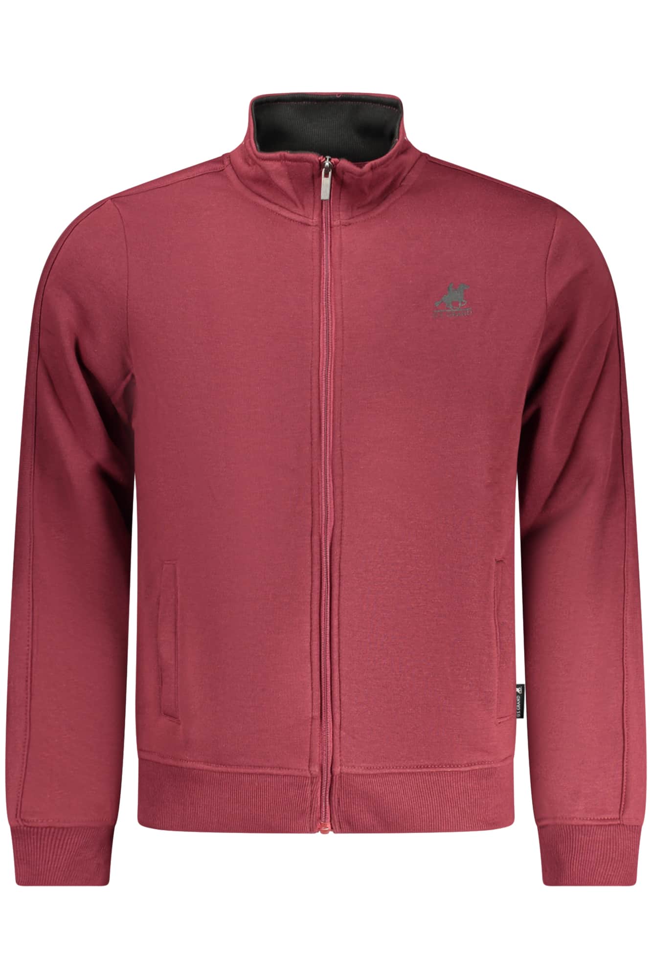 US Grand hombre beige con cremallera sudadera