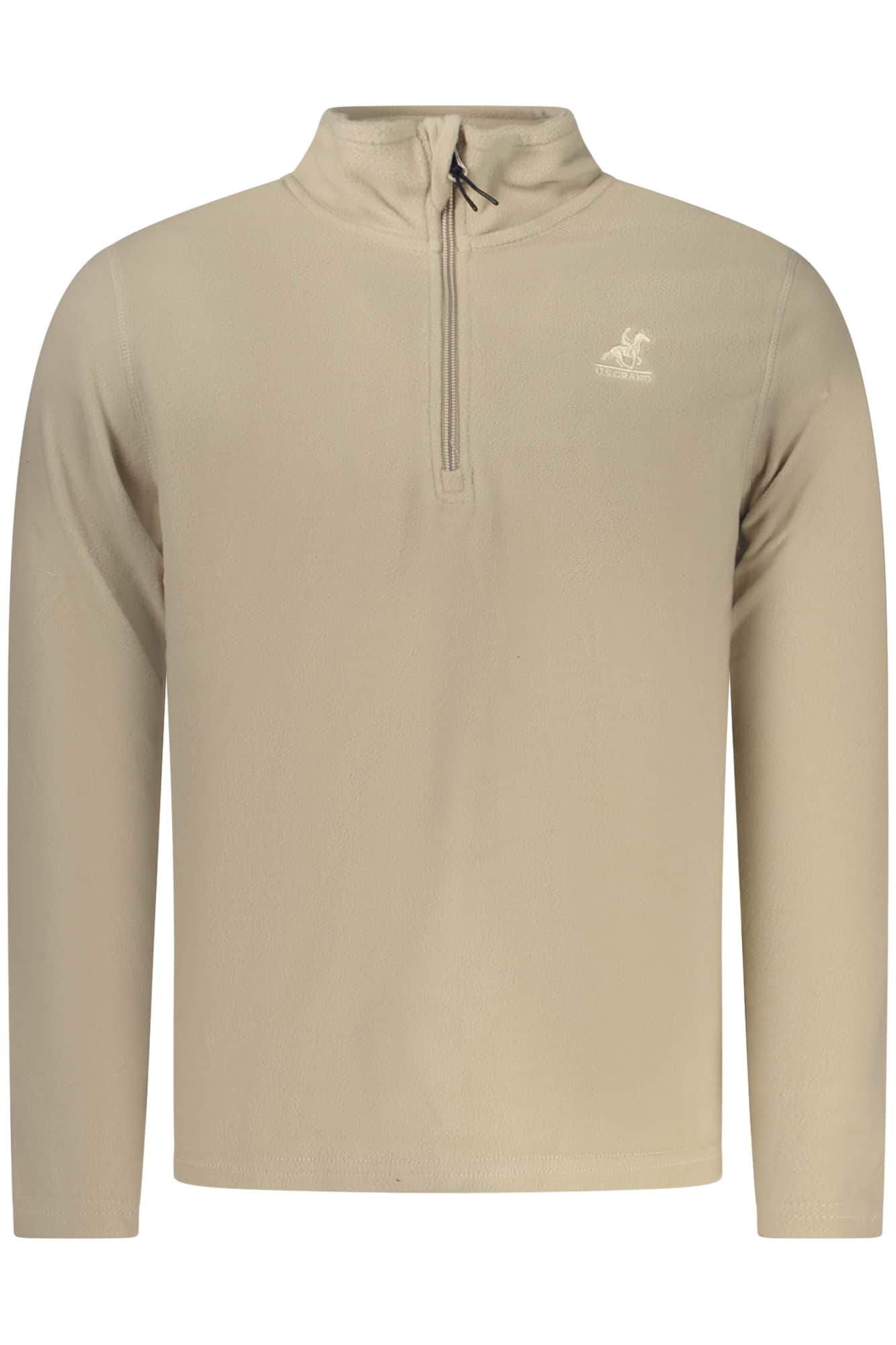 US Grand hombre azul con cremallera sudadera