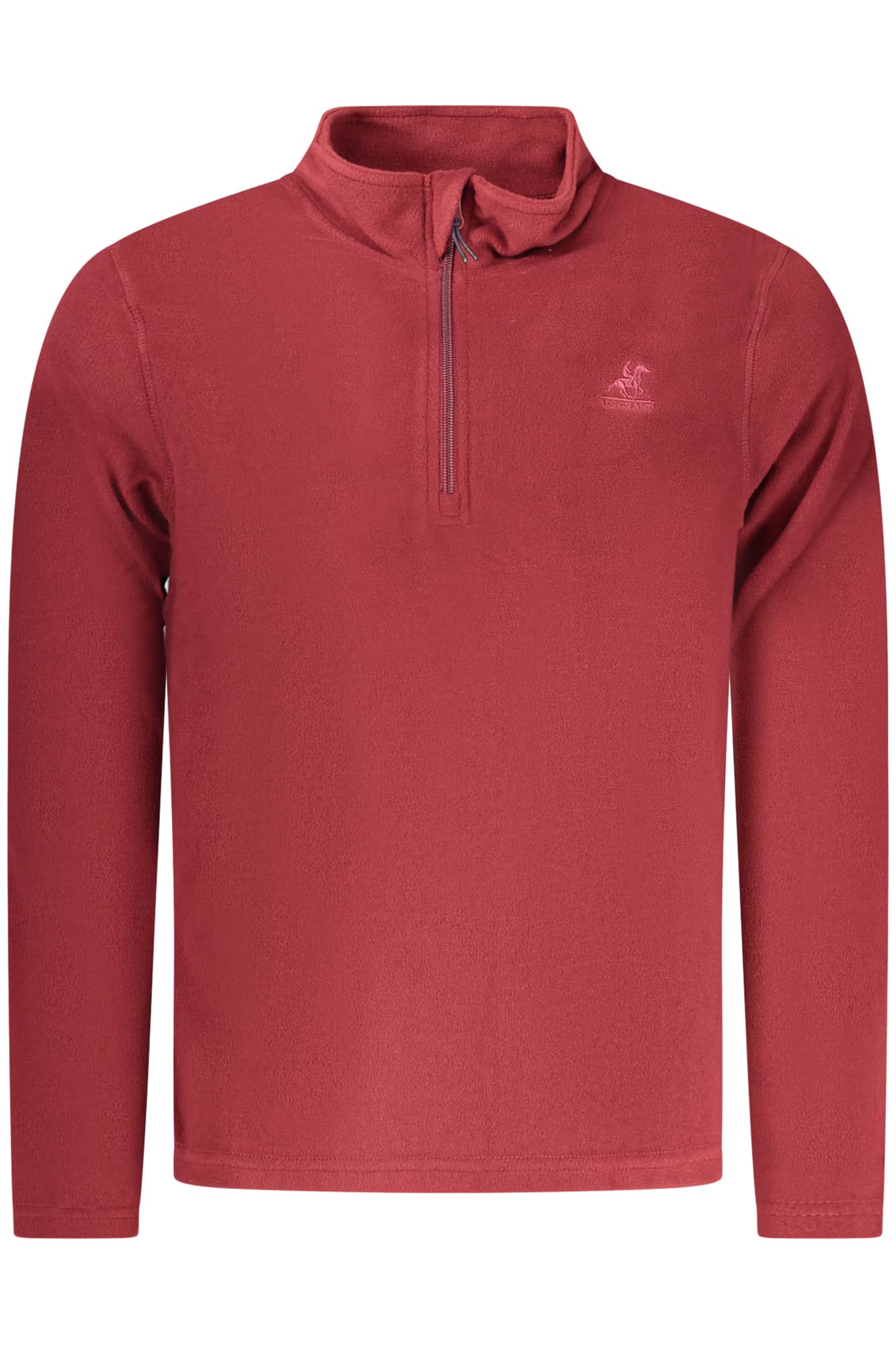 US Grand hombre azul con cremallera sudadera