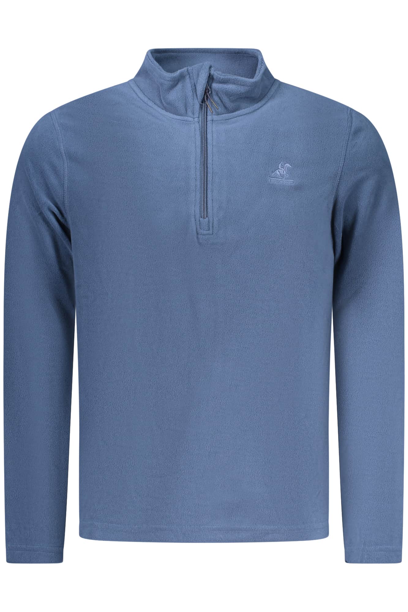 US Grand hombre azul con cremallera sudadera