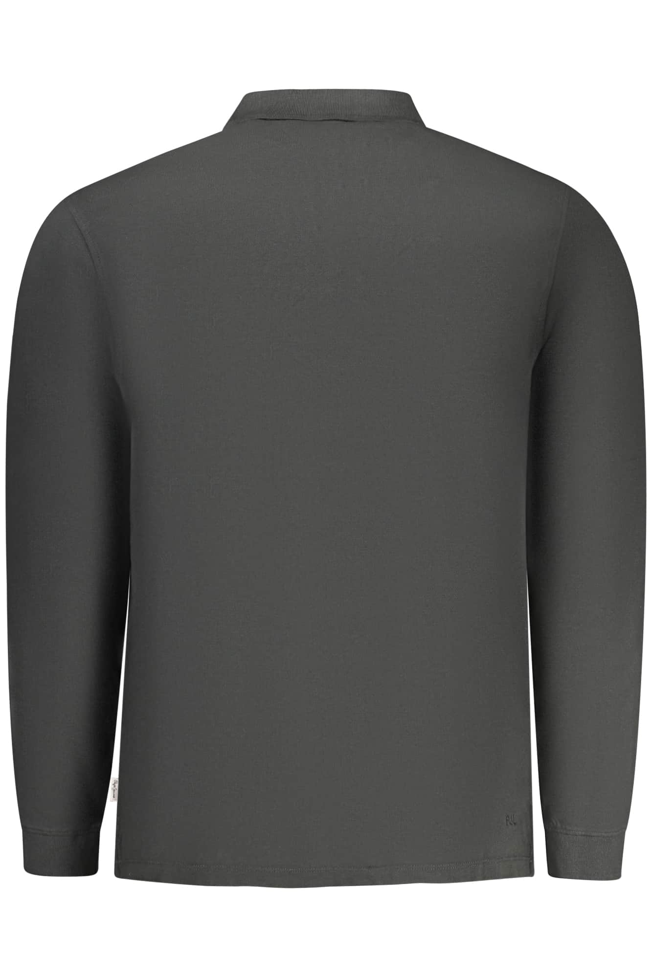 Pepe vaqueros hombre manga larga polo, negro