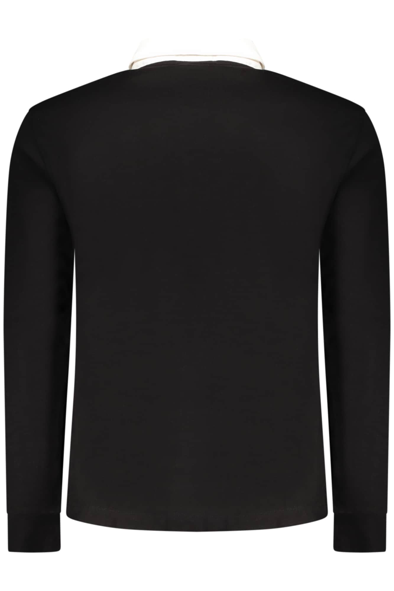 Pepe vaqueros hombre manga larga polo, negro