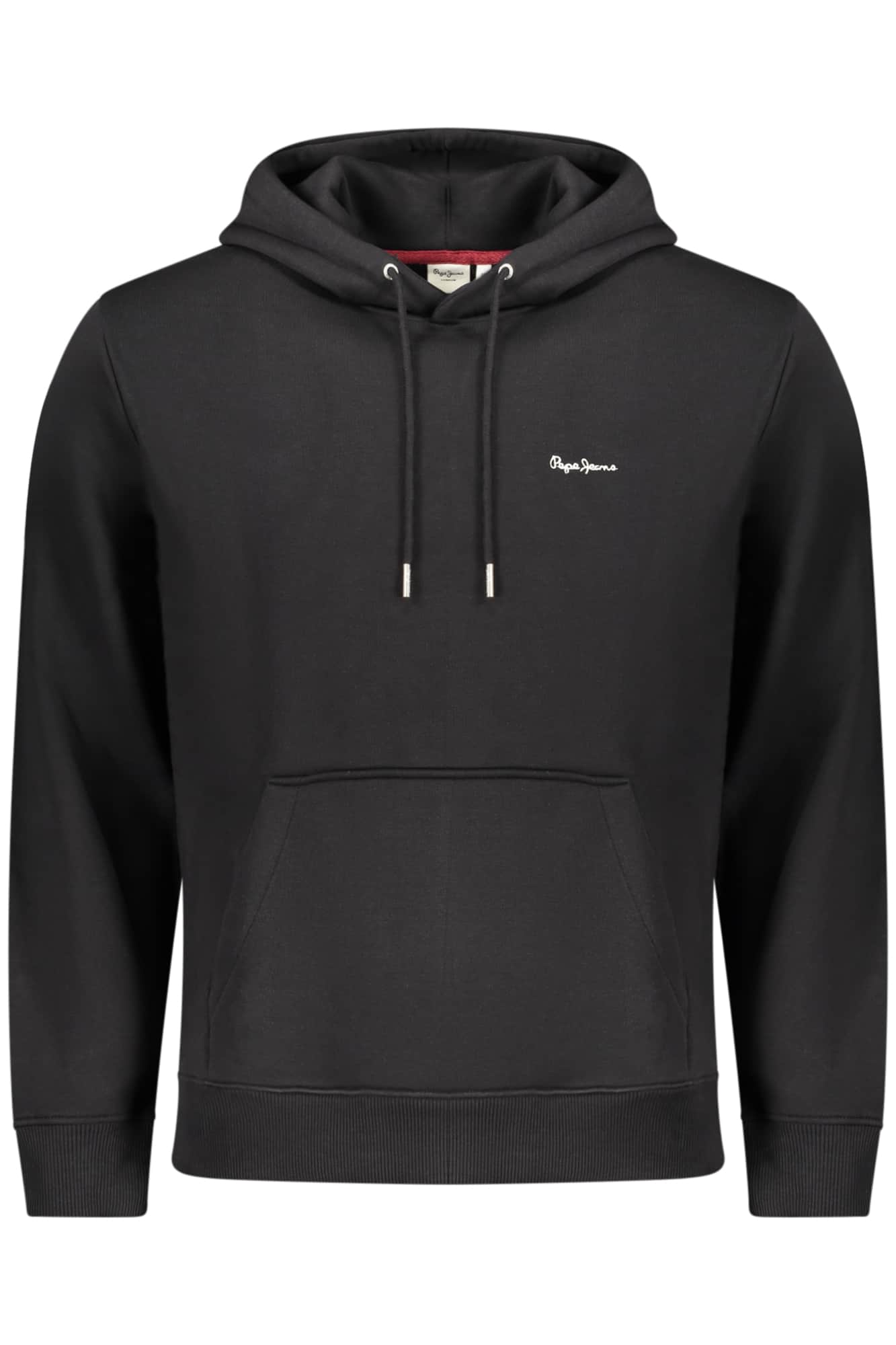 Pepe vaqueros hombre negro con cremallera sudadera