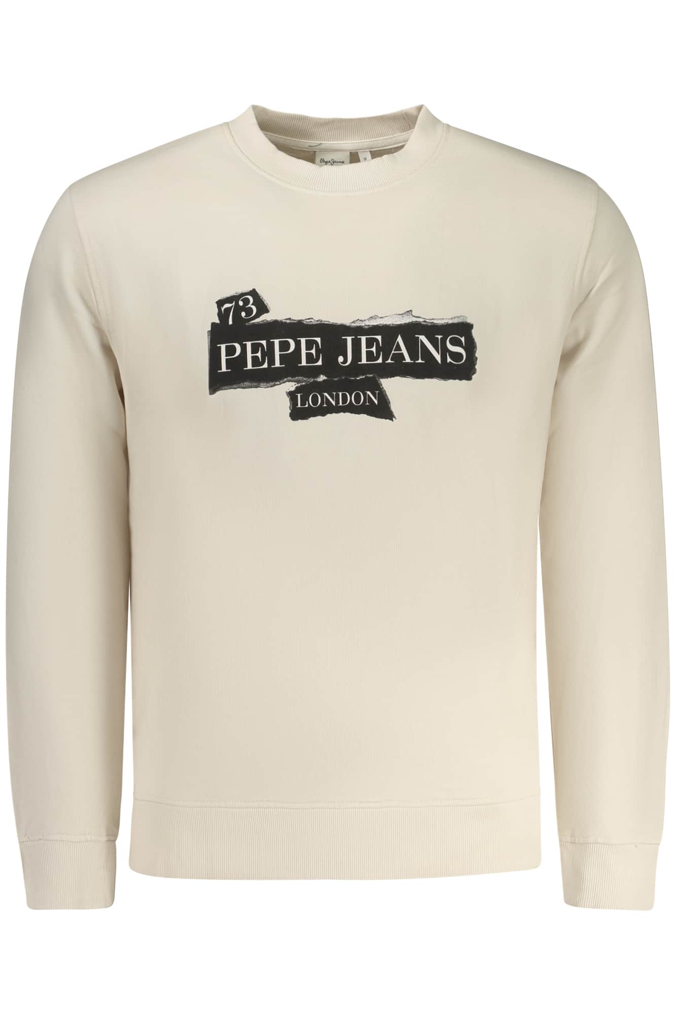 Pepe vaqueros hombre beige con cremallera sudadera