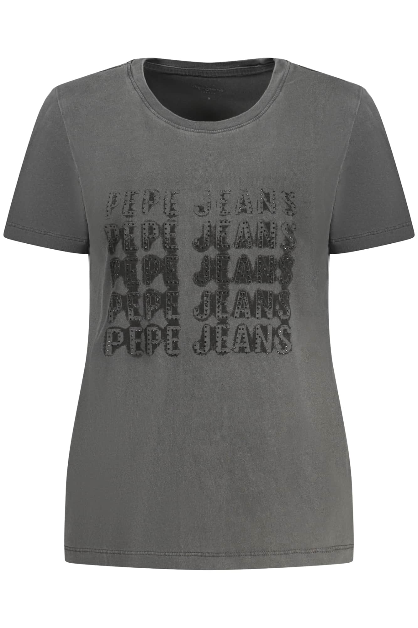 Pepe vaqueros mujer manga corta t-camisa negro