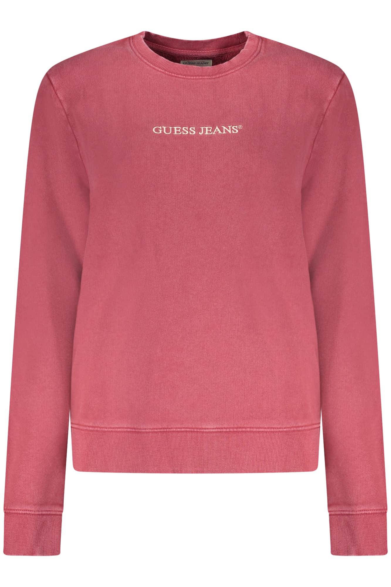 Guess vaqueros mujer rojo con cremallera sudadera