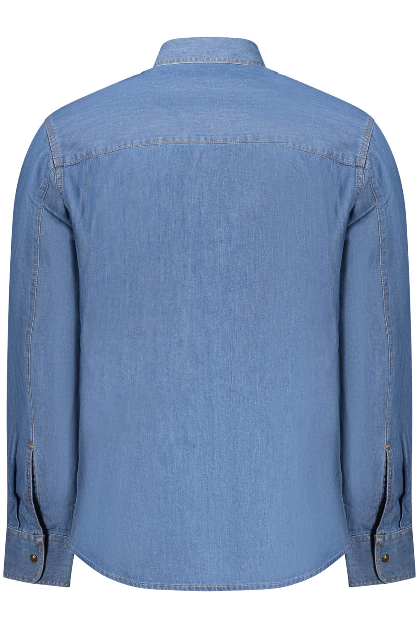 US Grand hombre azul manga larga camisa