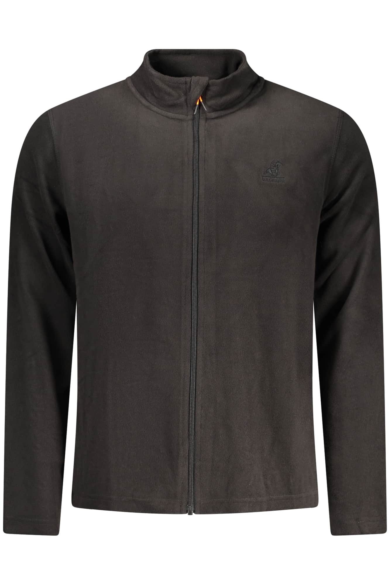 US Grand hombre negro con cremallera sudadera