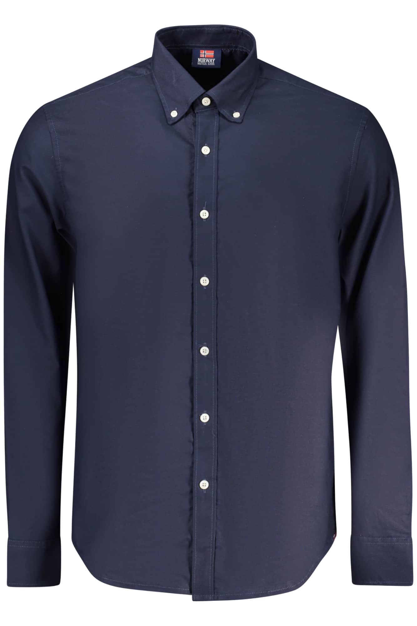 Norway 1963 hombre manga larga blanco camisa