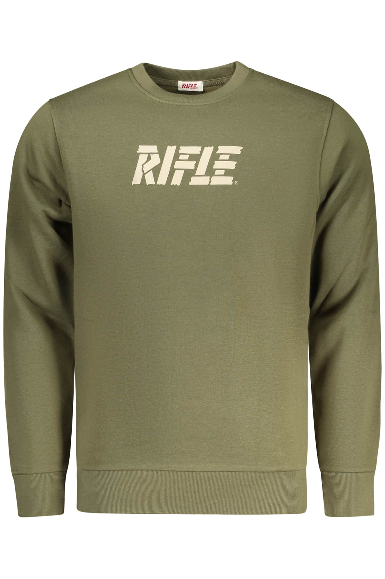 Rifle sudadera sin cremallera hombre gris