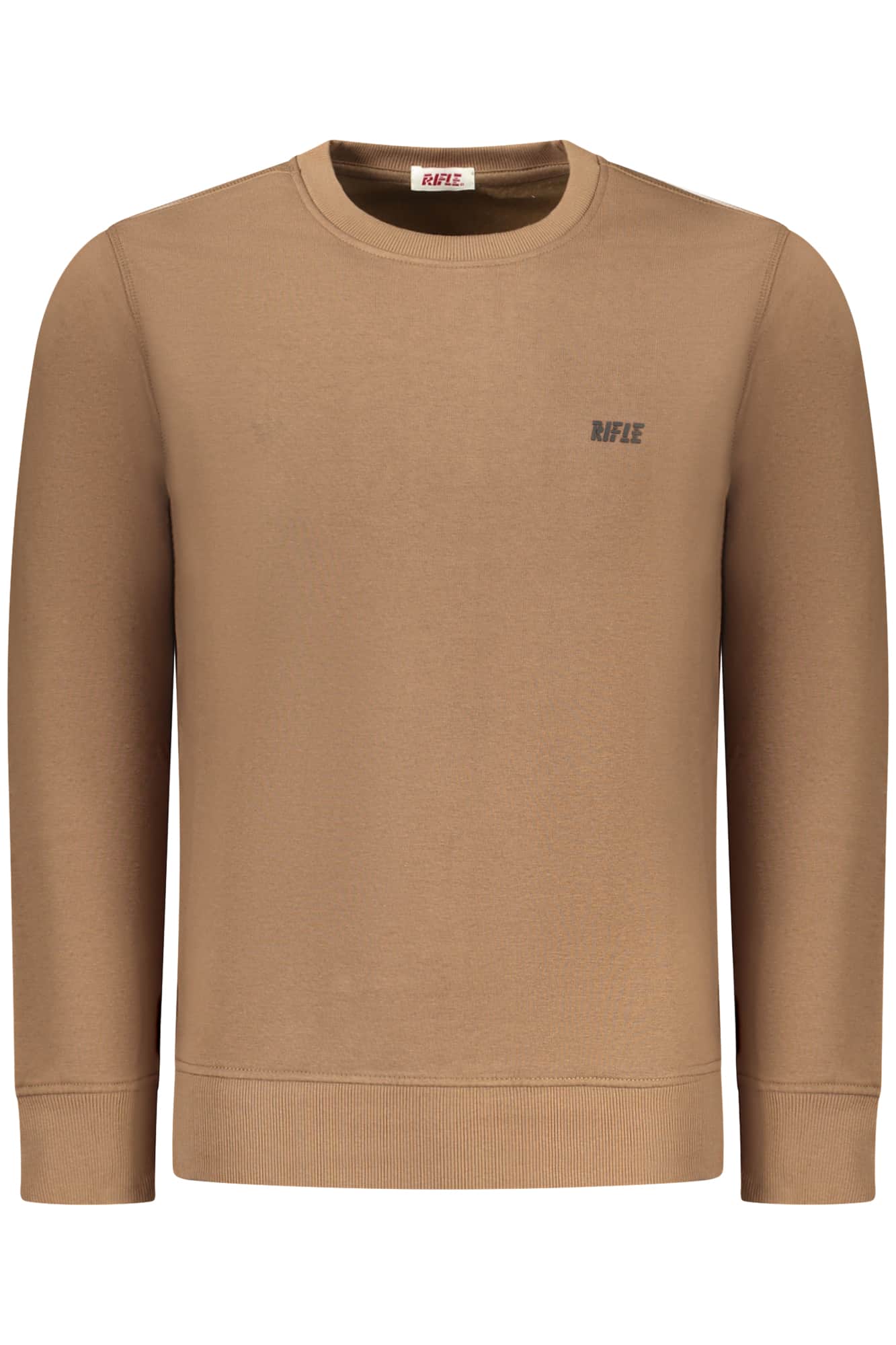 Rifle sudadera sin cremallera hombre gris
