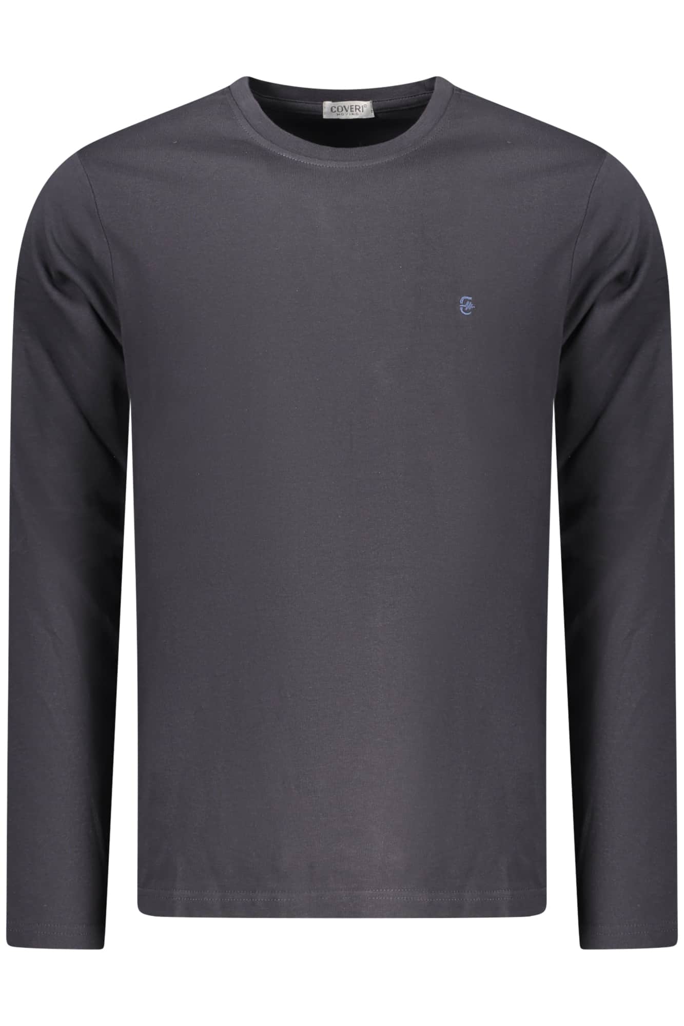 Coveri Moving hombre manga larga t-camisa, marrón