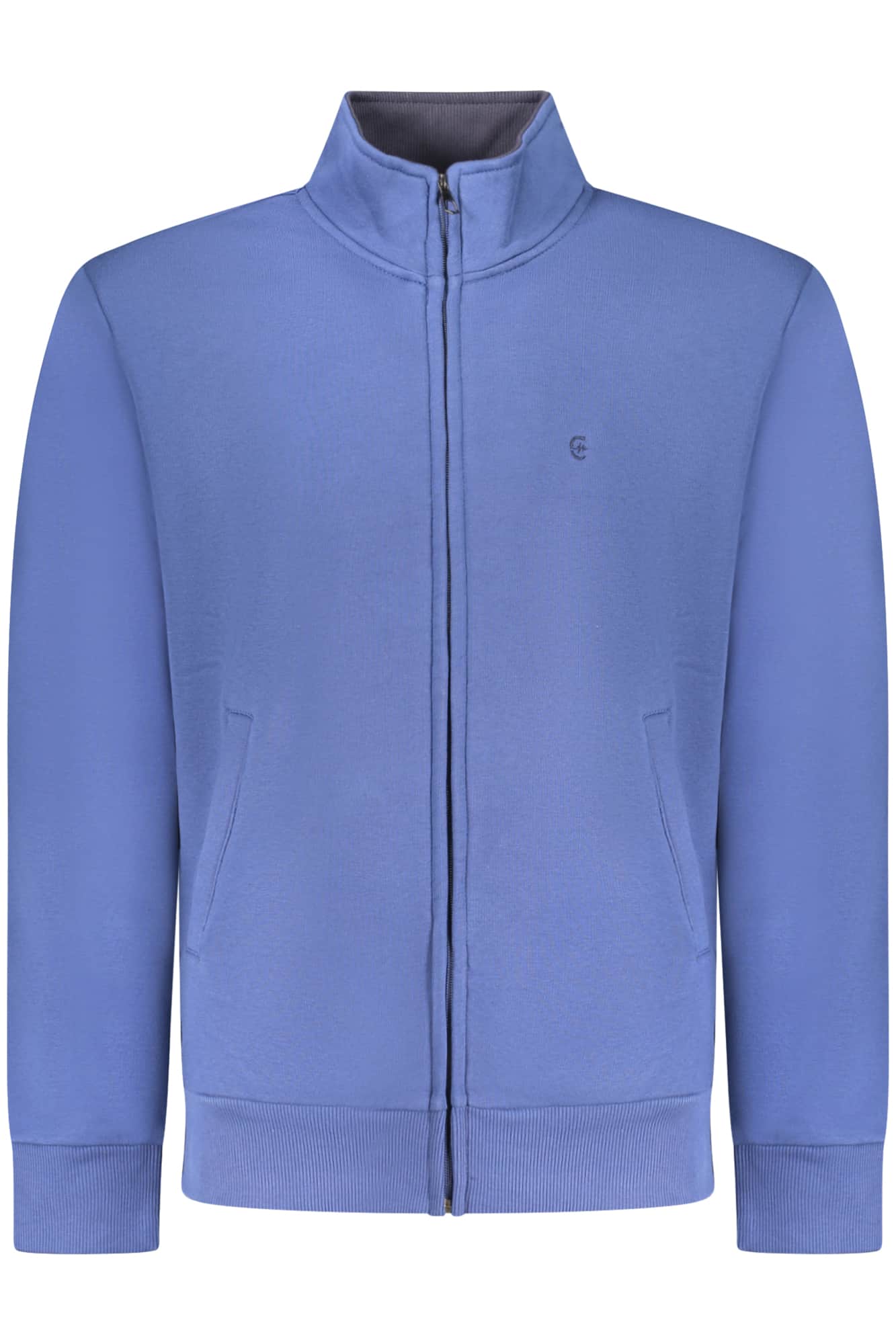 Coveri Moving hombre azul con cremallera sudadera