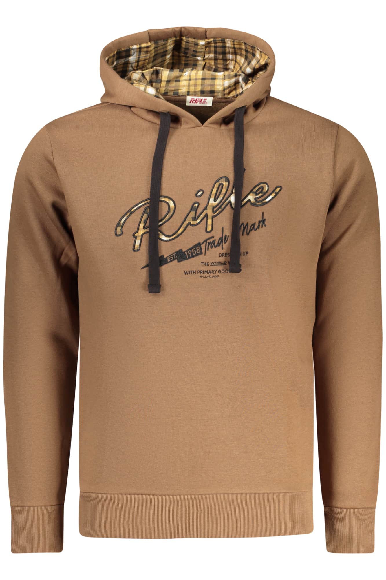 Rifle hombre con cremallera sudadera verde