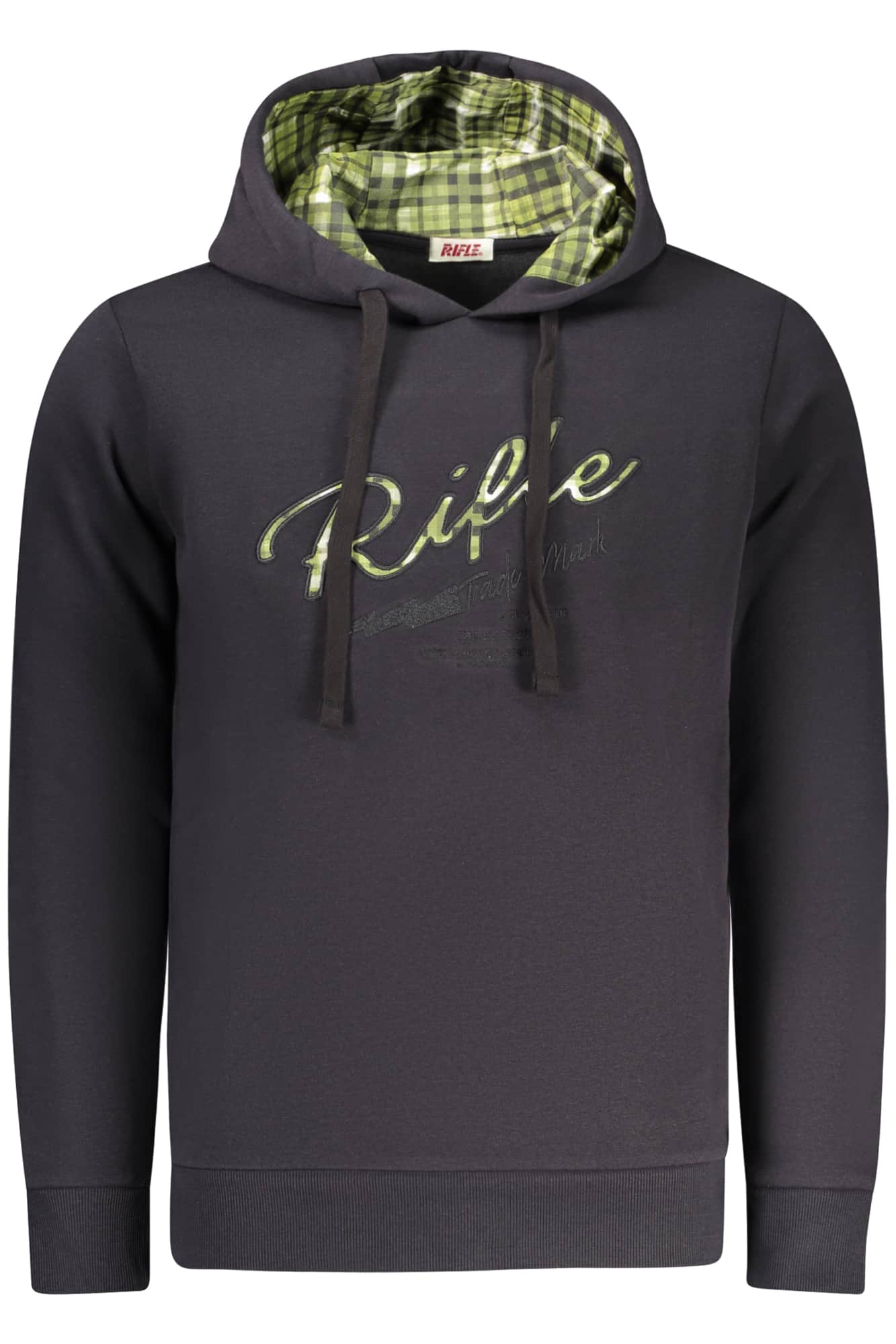Rifle hombre con cremallera sudadera verde