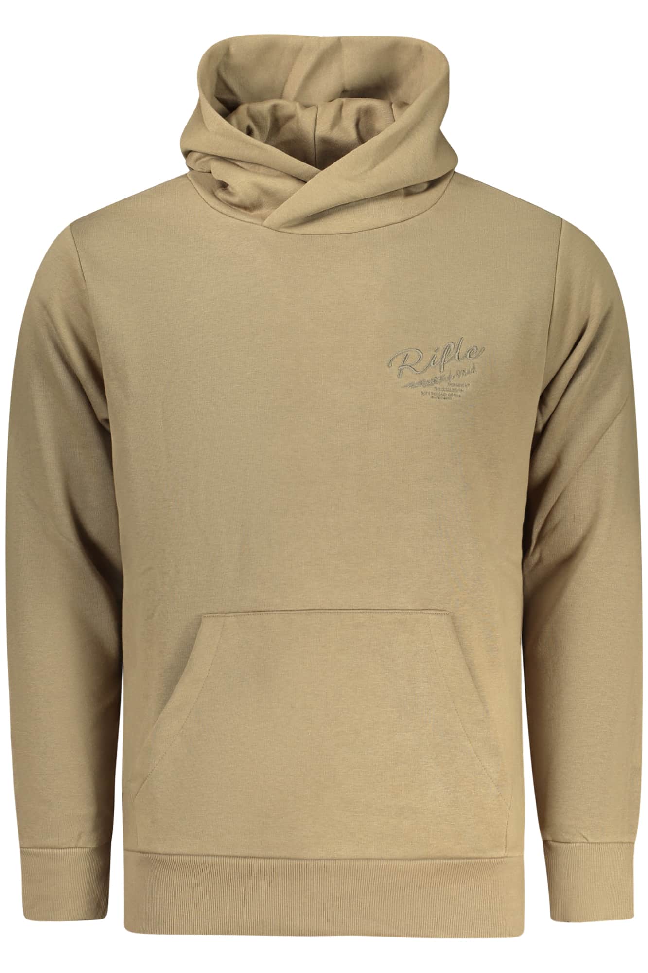 Rifle hombre con cremallera sudadera azul