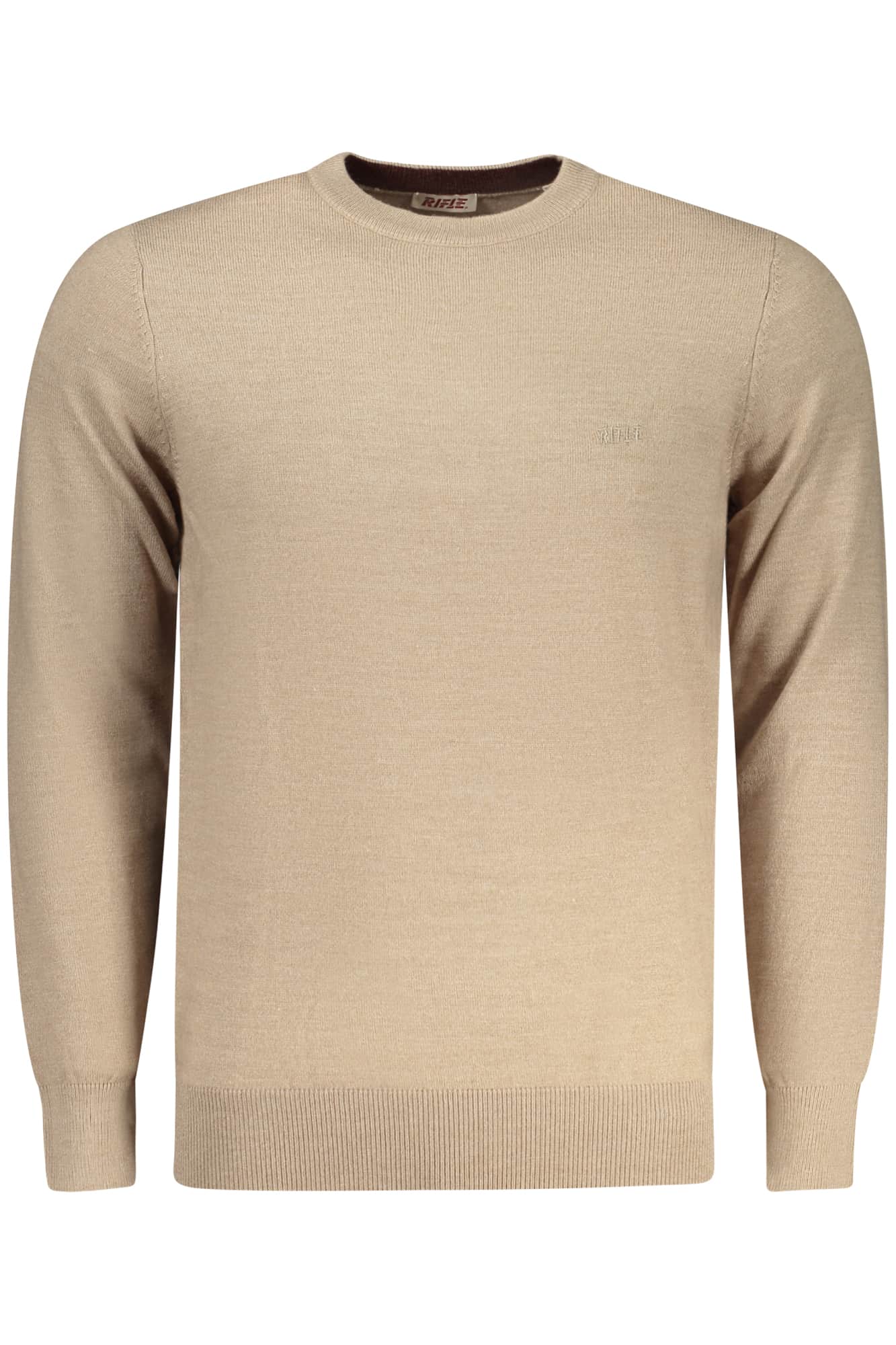 Rifle hombre naranja camisa