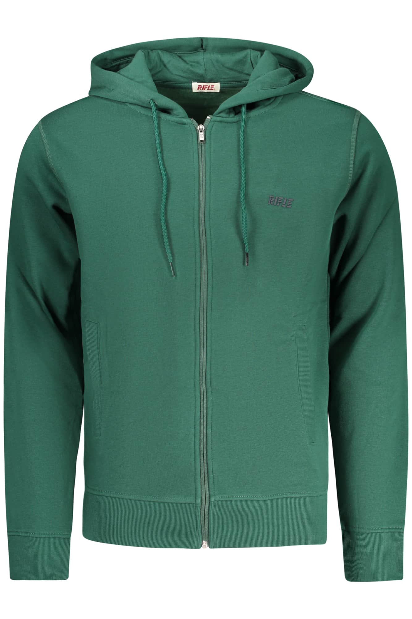 Rifle hombre con cremallera sudadera beige