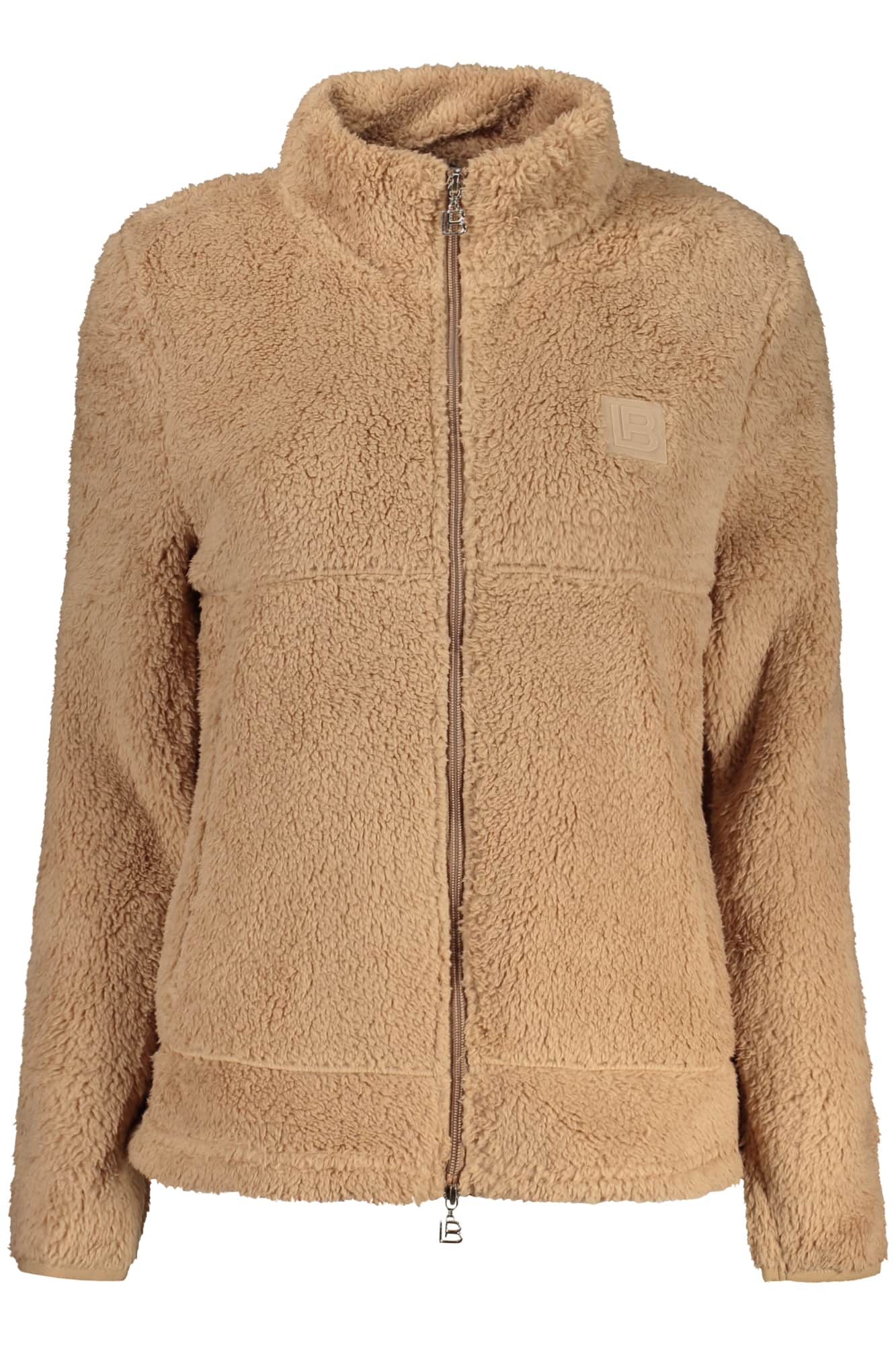 Laura Biagiotti mujer beige con cremallera sudadera