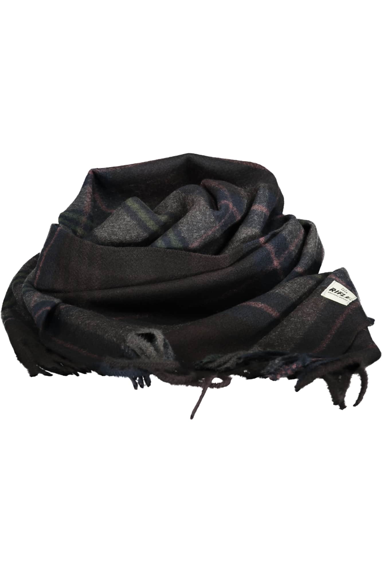Rifle bufanda hombre gris