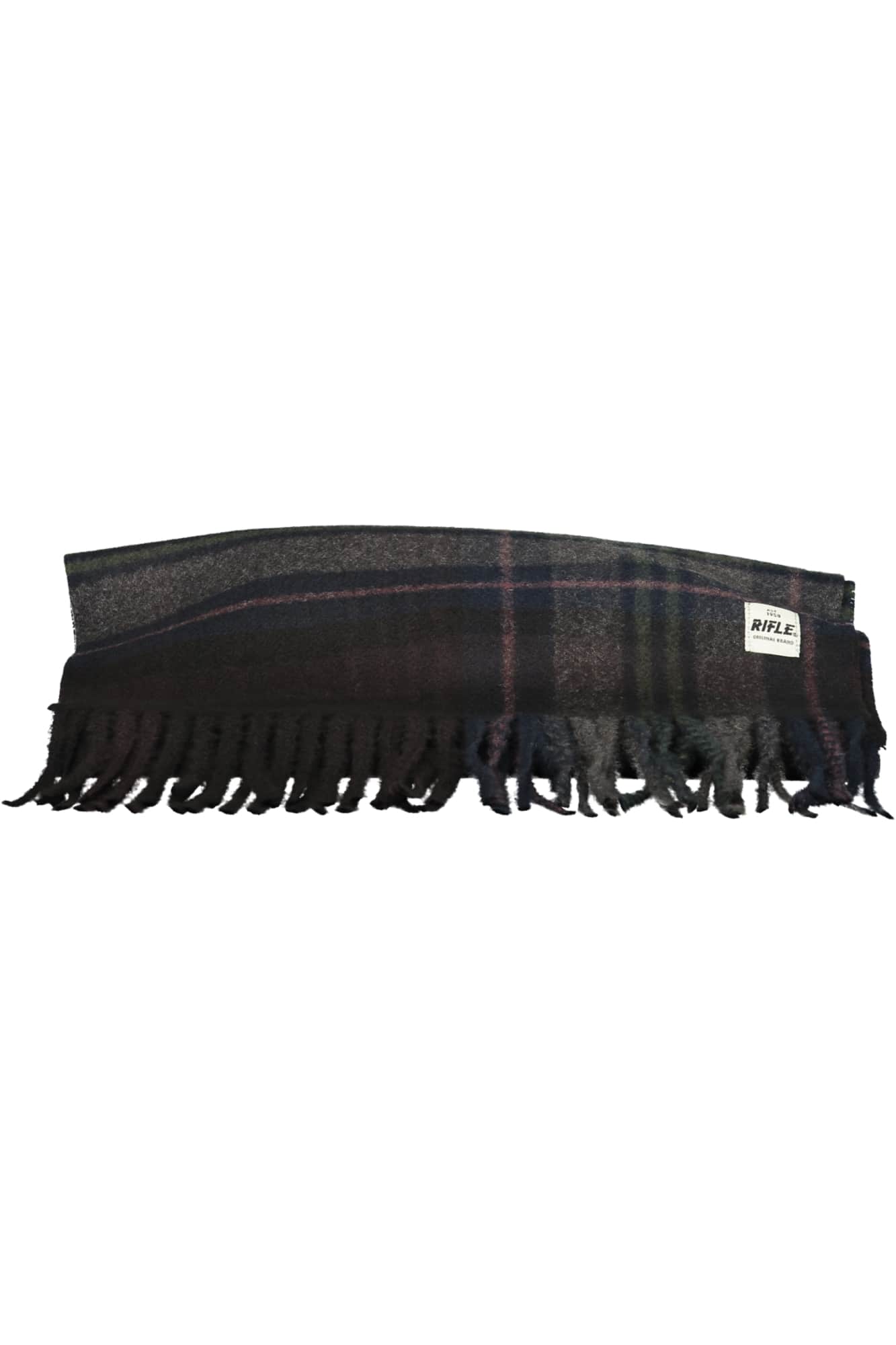 Rifle bufanda hombre gris