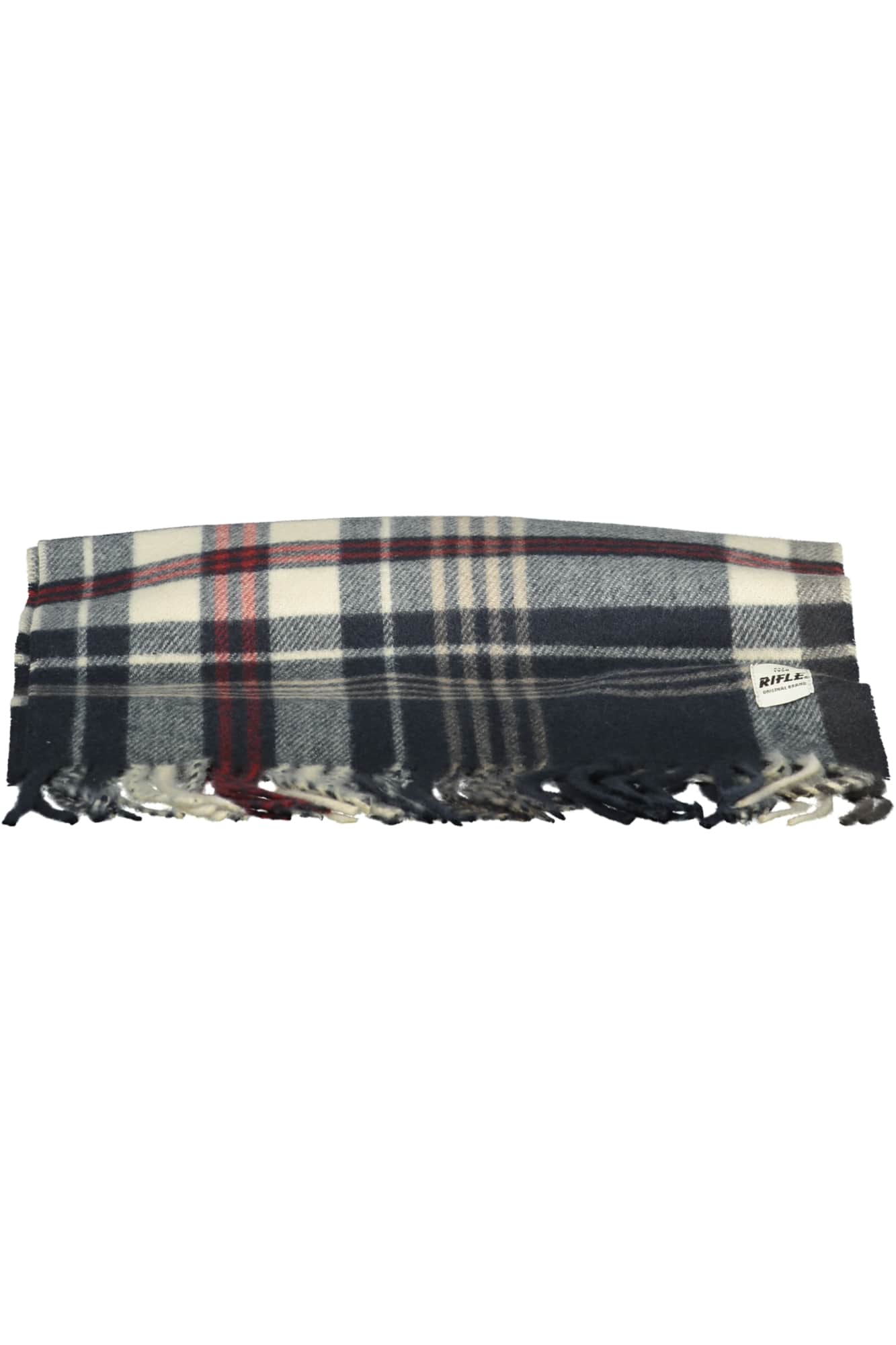 Rifle bufanda hombre gris