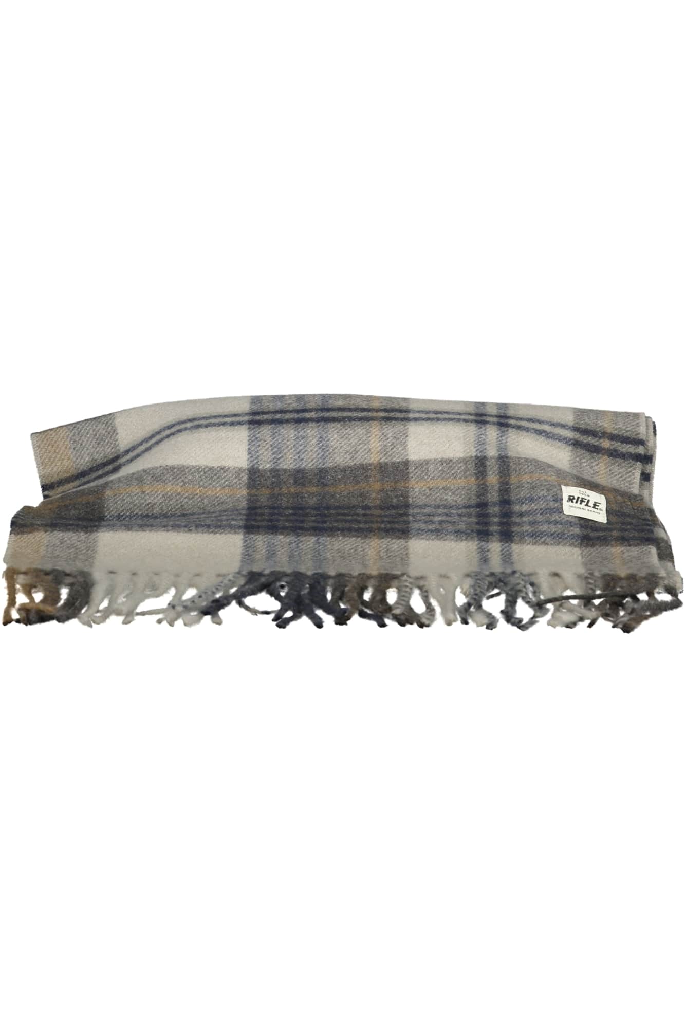 Rifle bufanda hombre gris