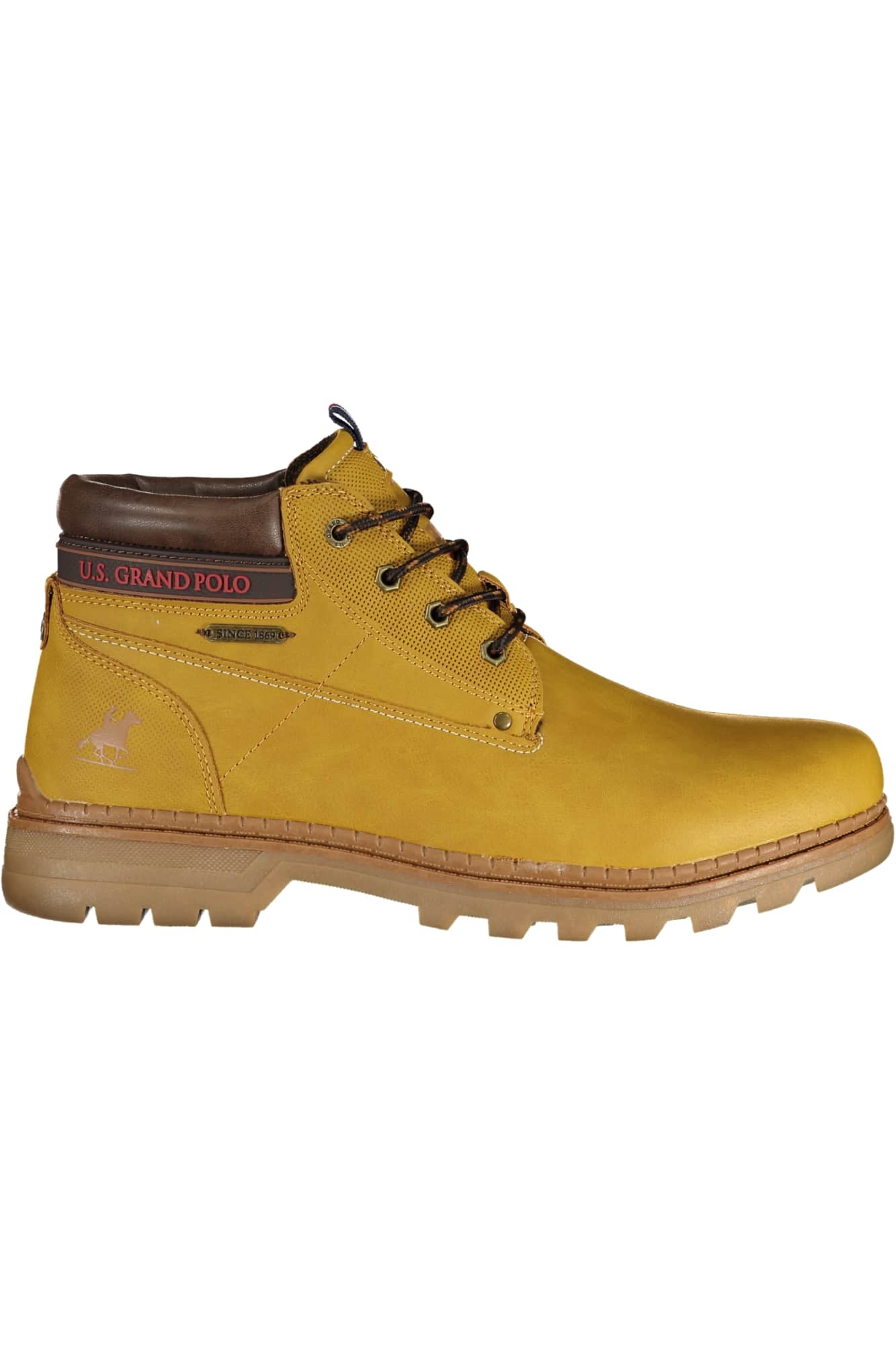 US Grand hombre marrón bota