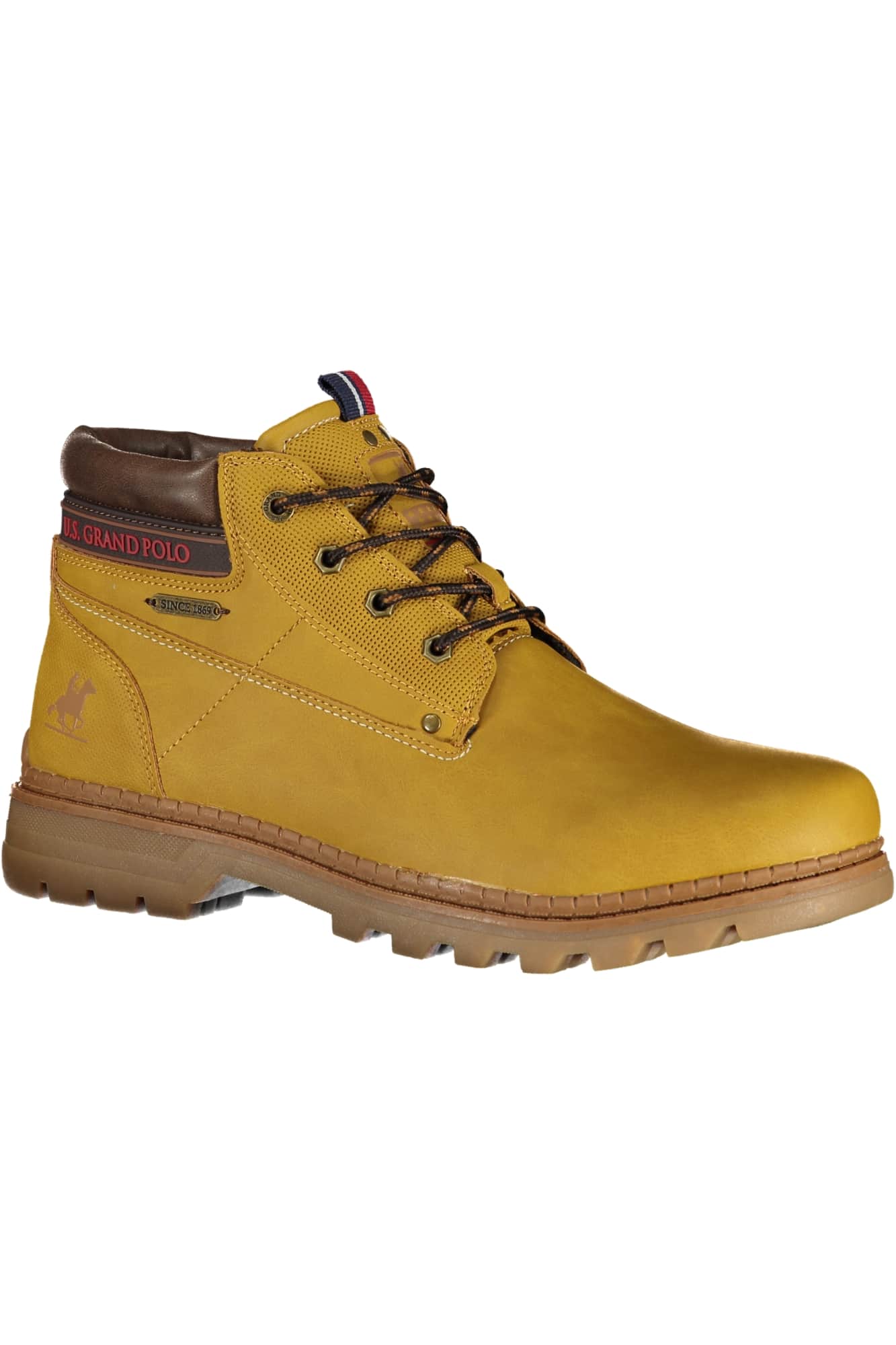 US Grand hombre marrón bota