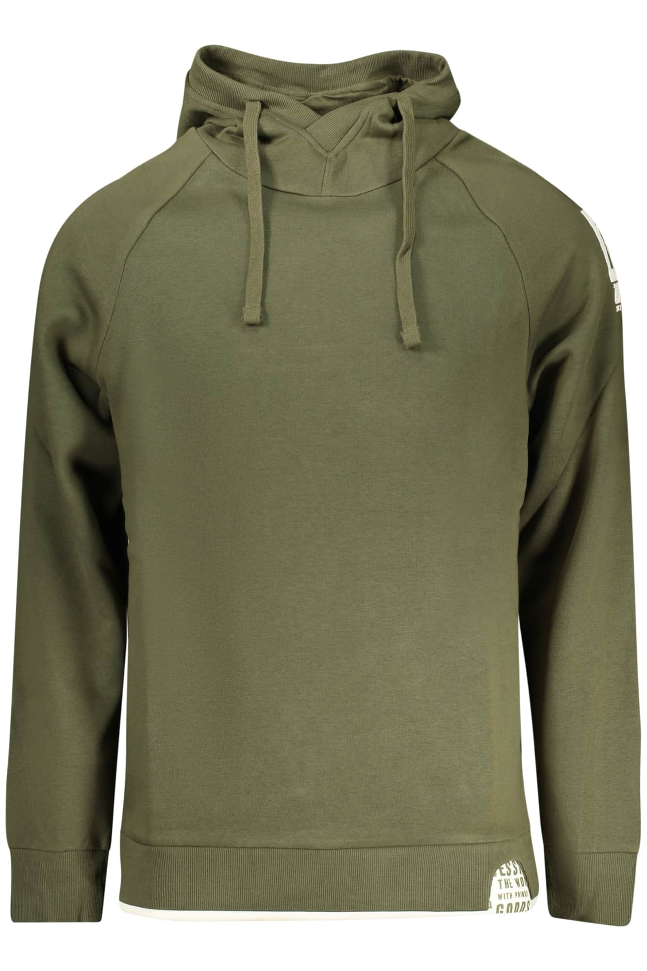 Rifle hombre con cremallera sudadera blanco