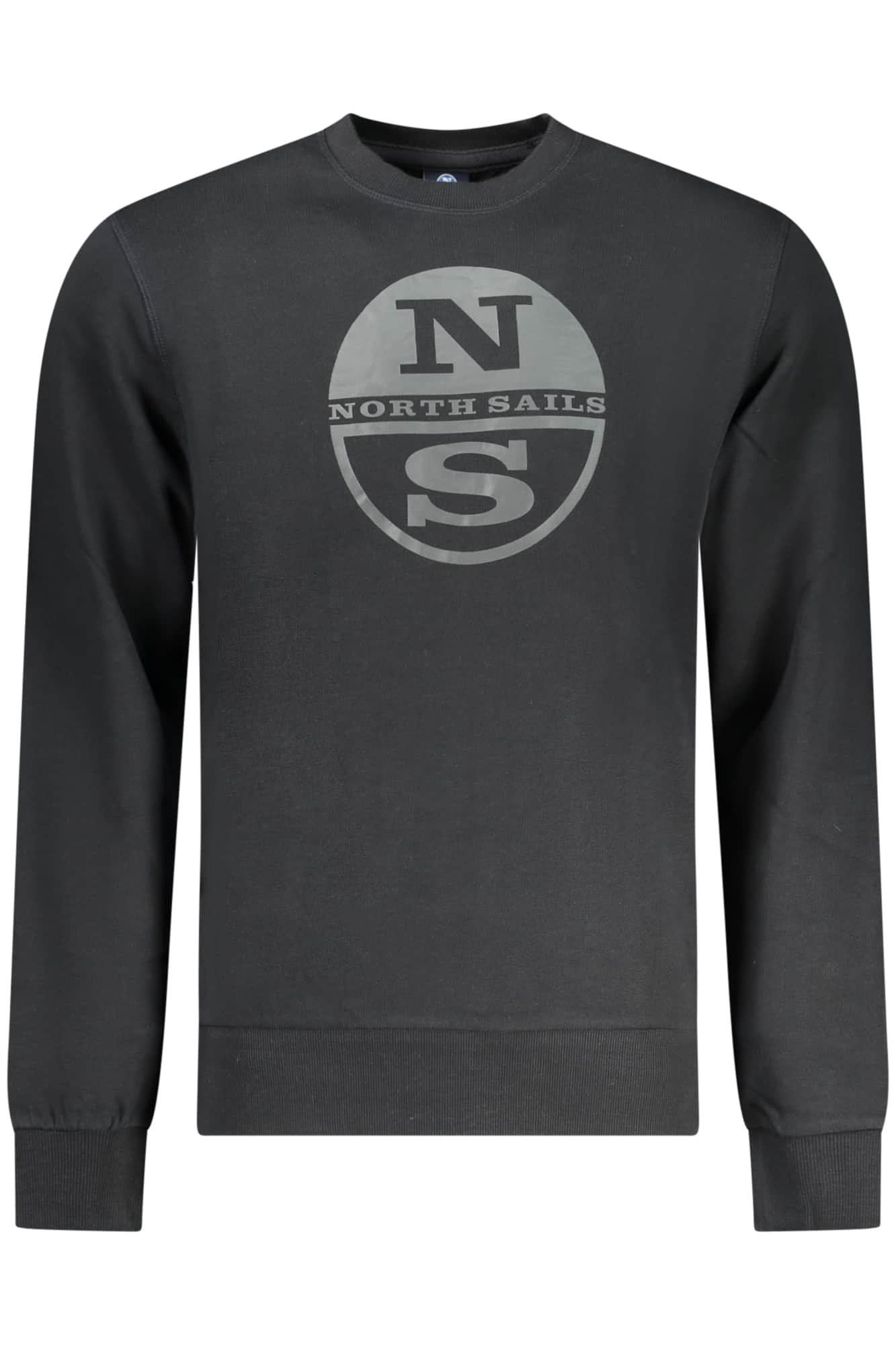 North Sails hombre negro con cremallera sudadera