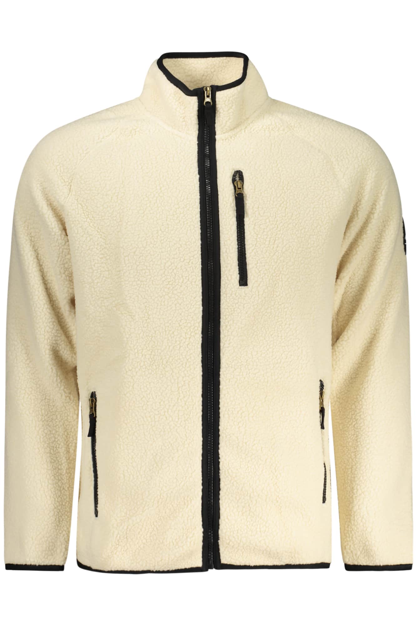 US Grand hombre verde con cremallera sudadera