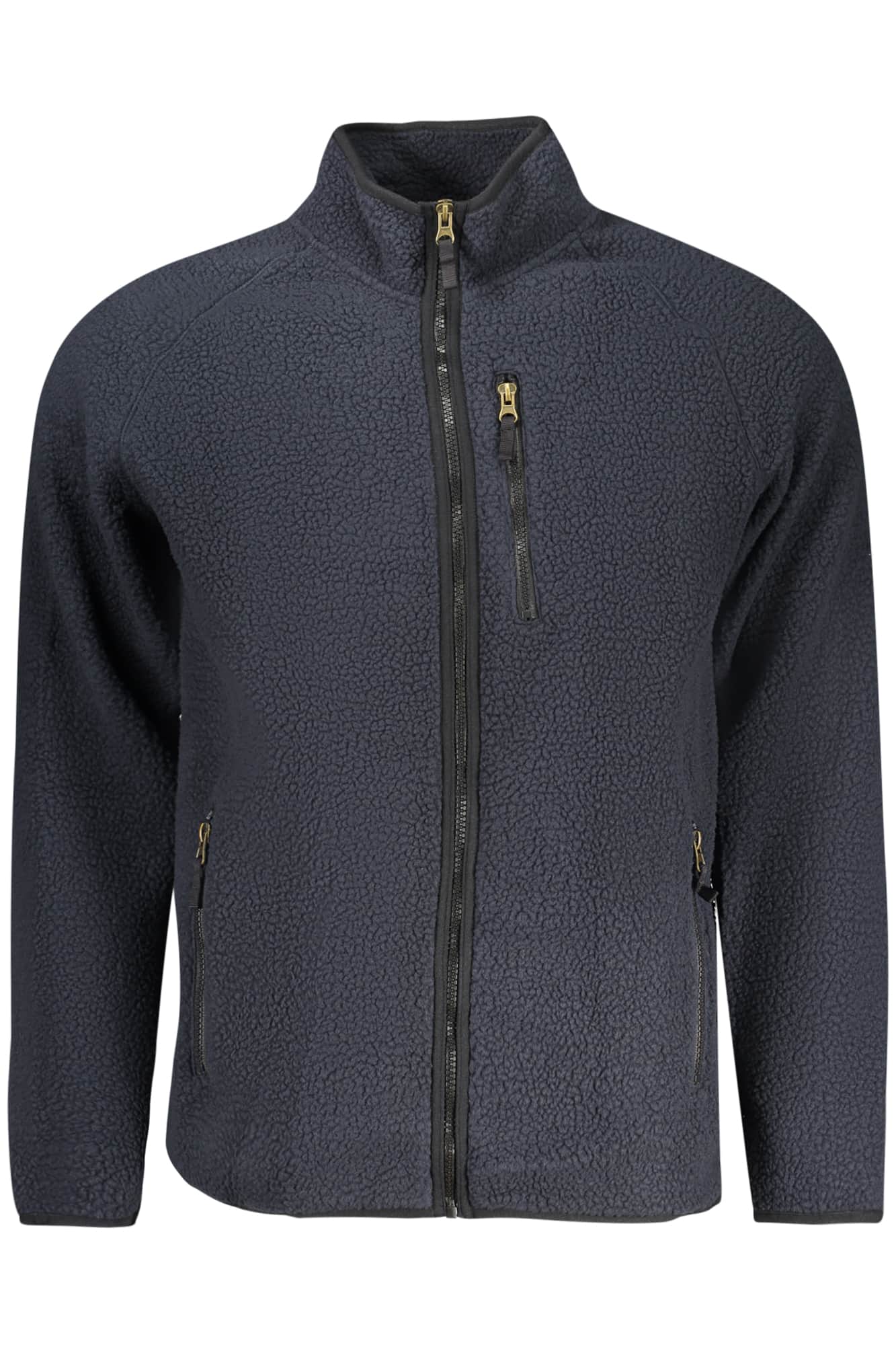 US Grand hombre verde con cremallera sudadera
