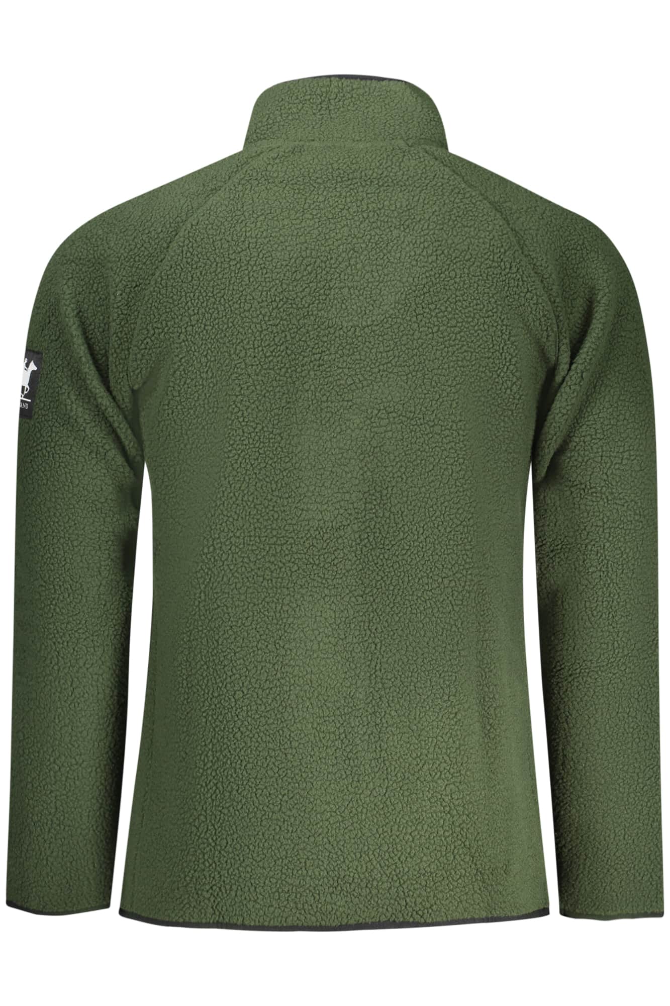 US Grand hombre verde con cremallera sudadera