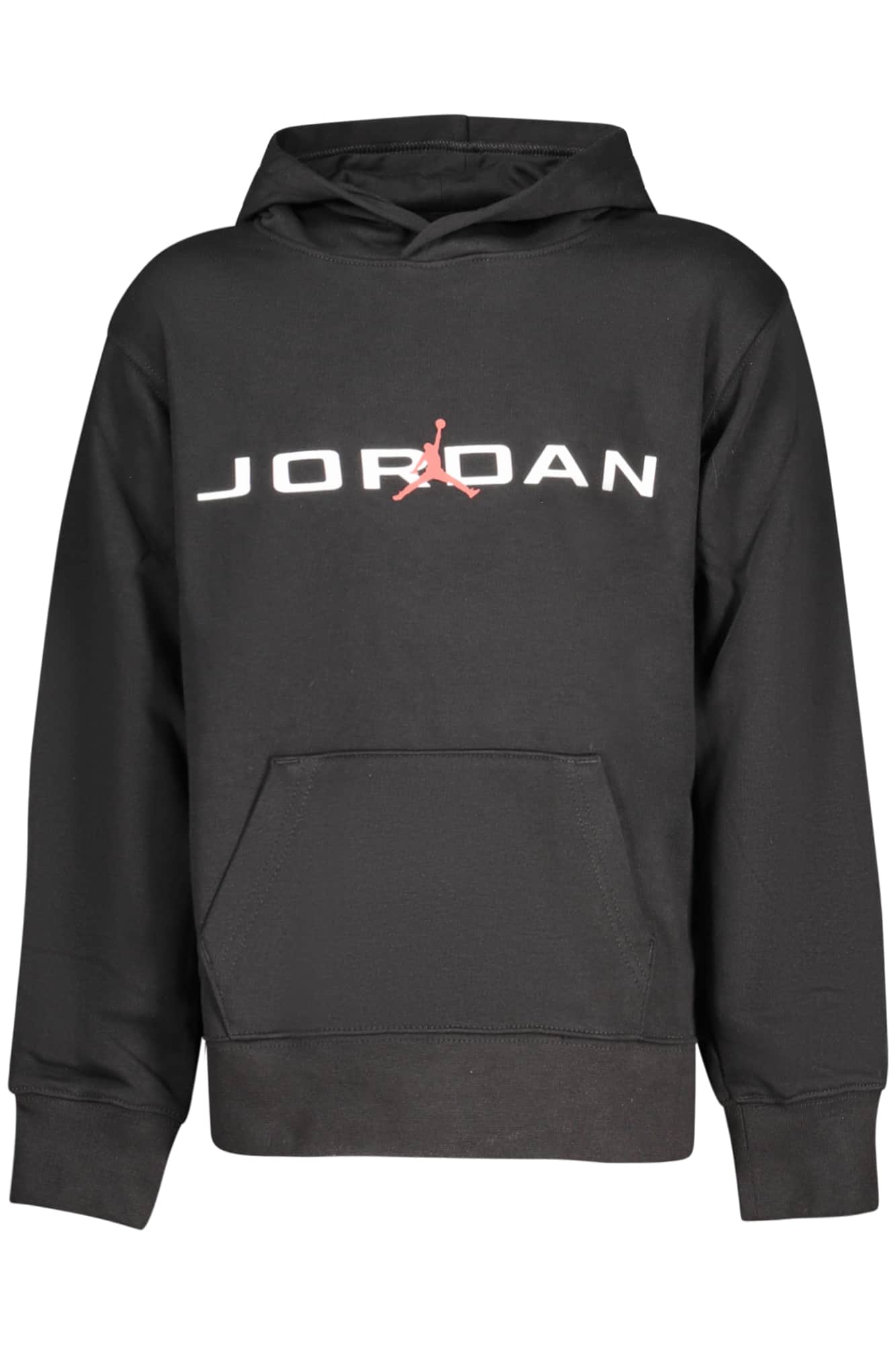Jordan niños negro con cremallera sudadera
