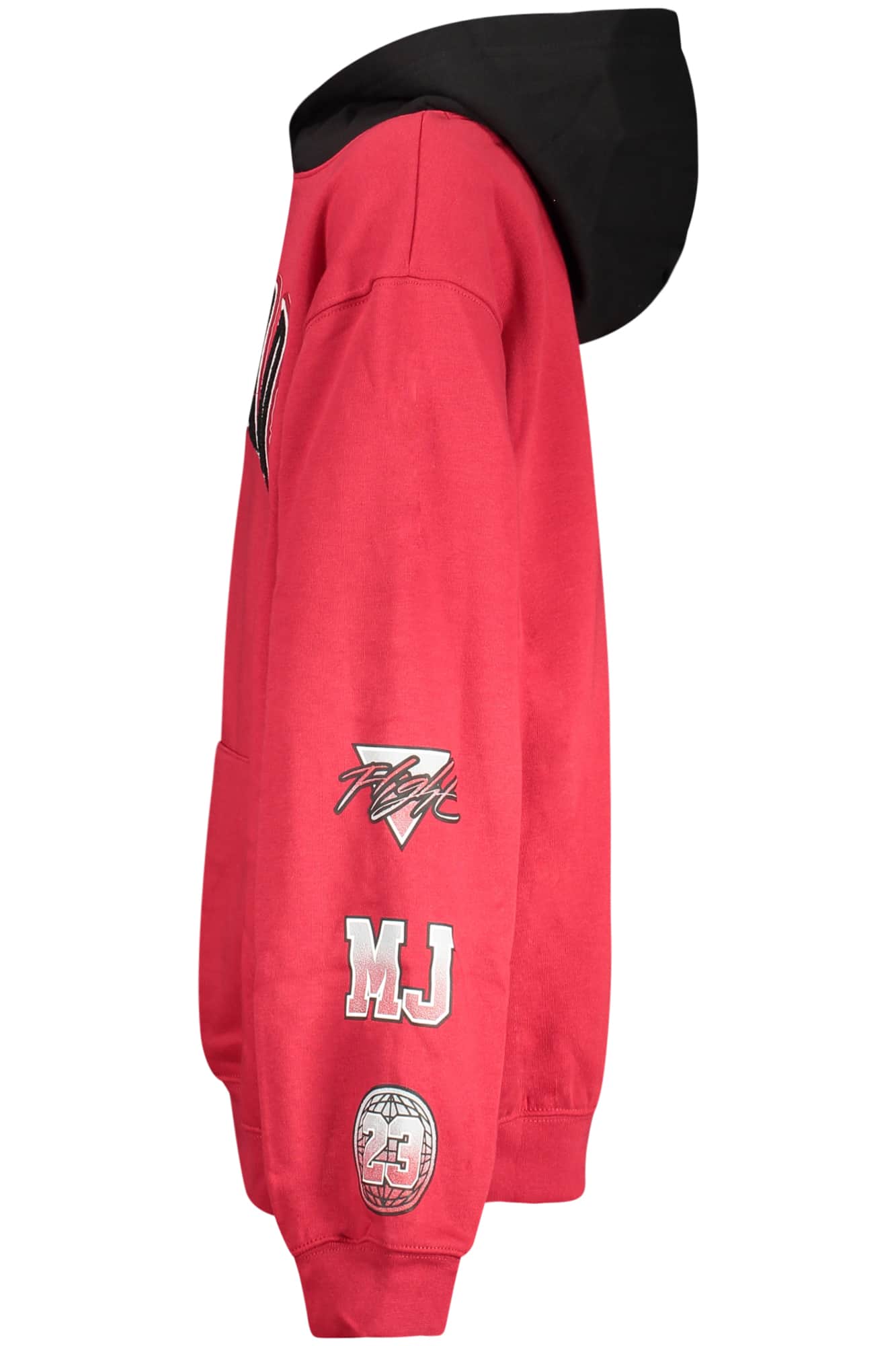 Jordan rojo con cremallera sudadera para niños