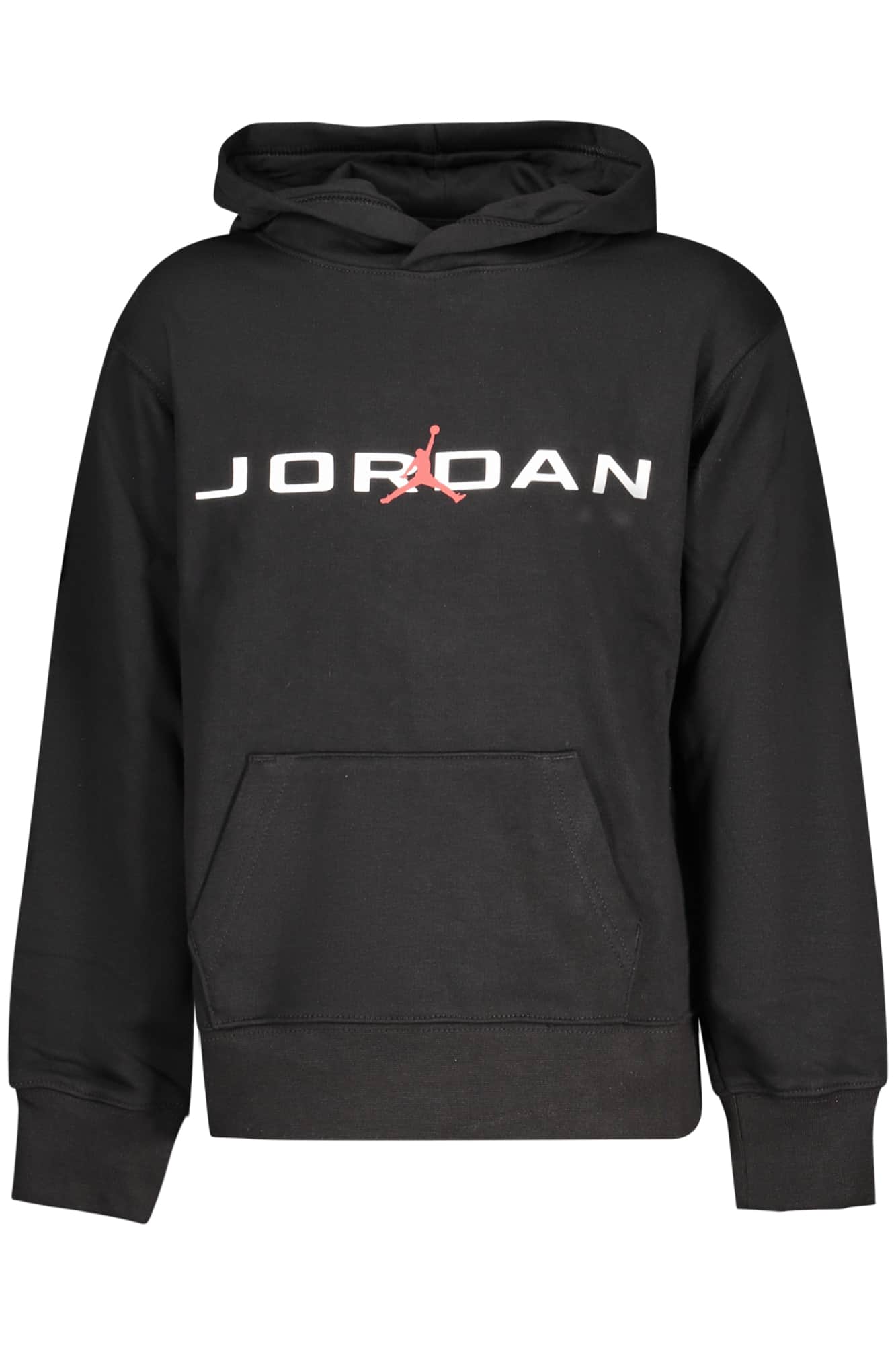 Jordan niños negro con cremallera sudadera