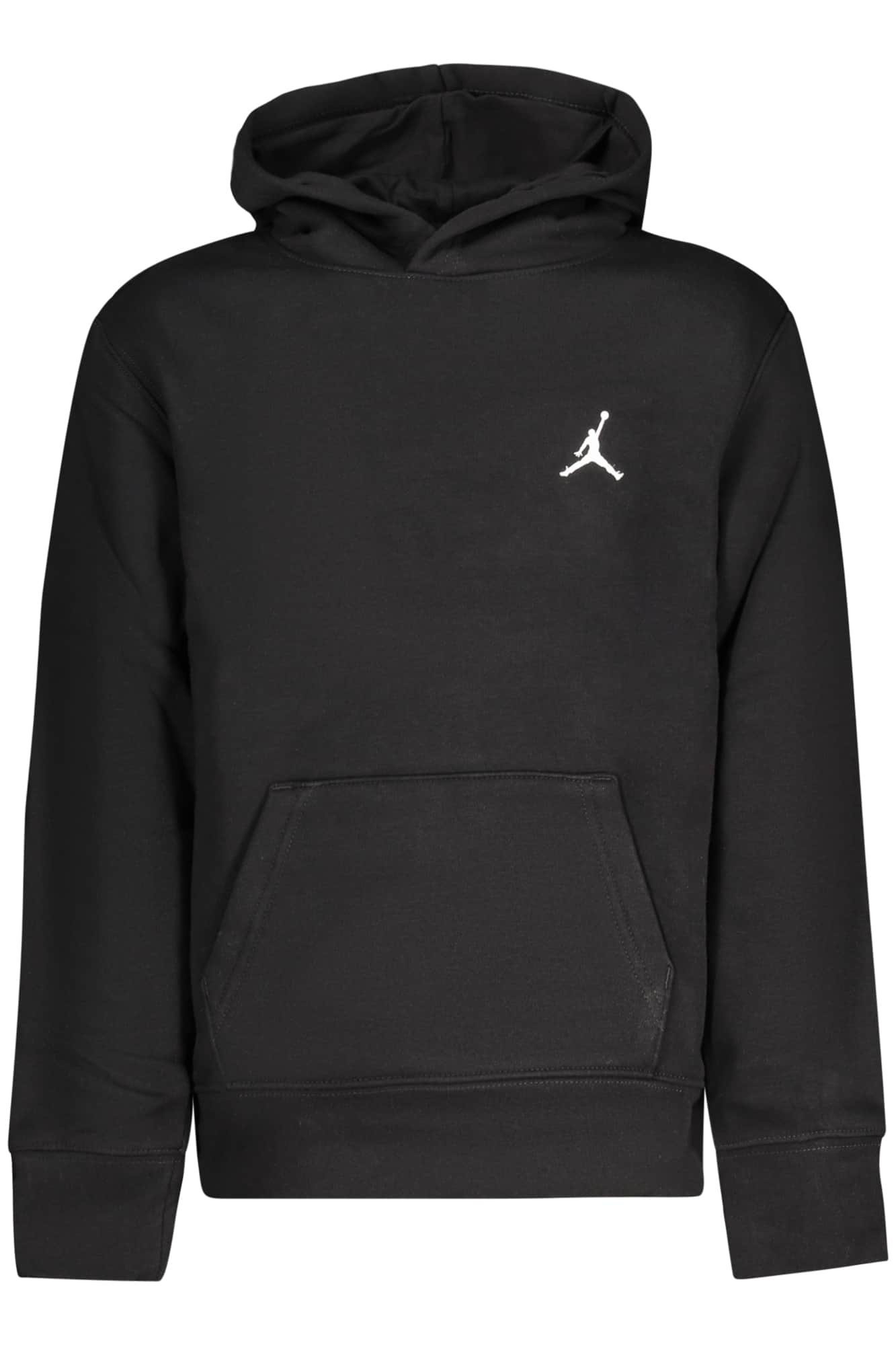 Jordan niños negro con cremallera sudadera